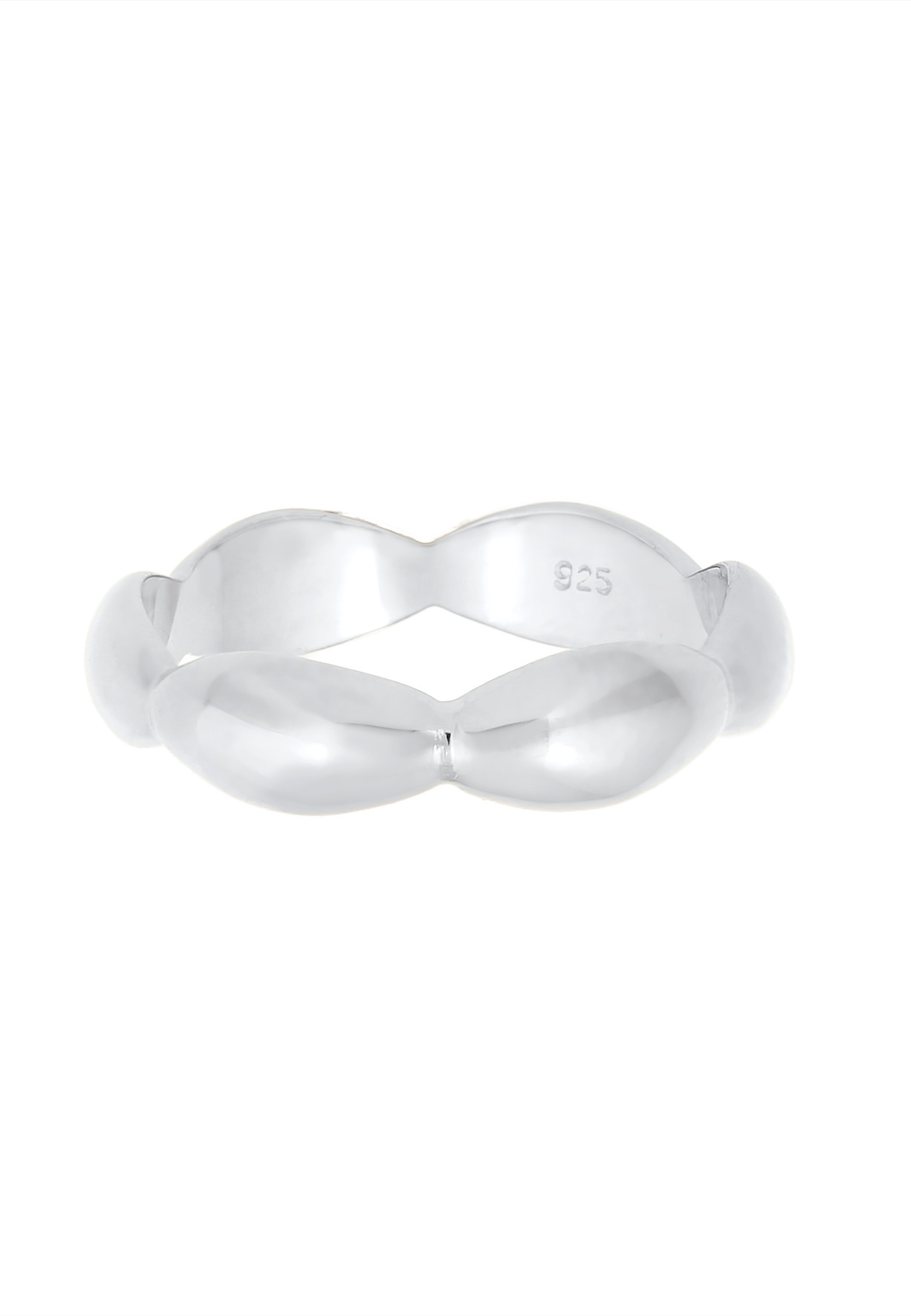 Elli Silberring »Ring Oval Unendlich Trend 925 Silber«