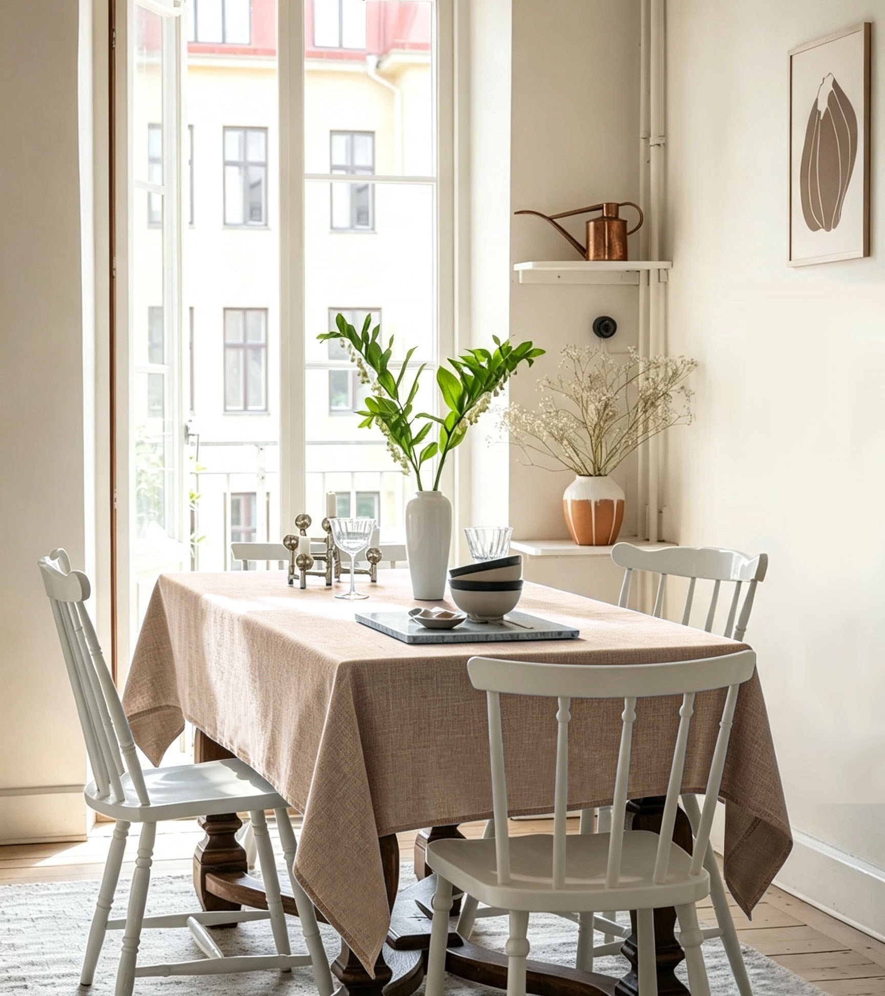 OTTO home Tischdecke »Ozzie in eckig und rund« Formstabil & pflegeleicht, eckig oder rund, Dekoration