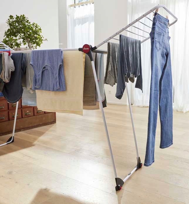 Vileda Flügelwäschetrockner »INFINITY flex«, (Packung), ausziehbarer Wäscheständer