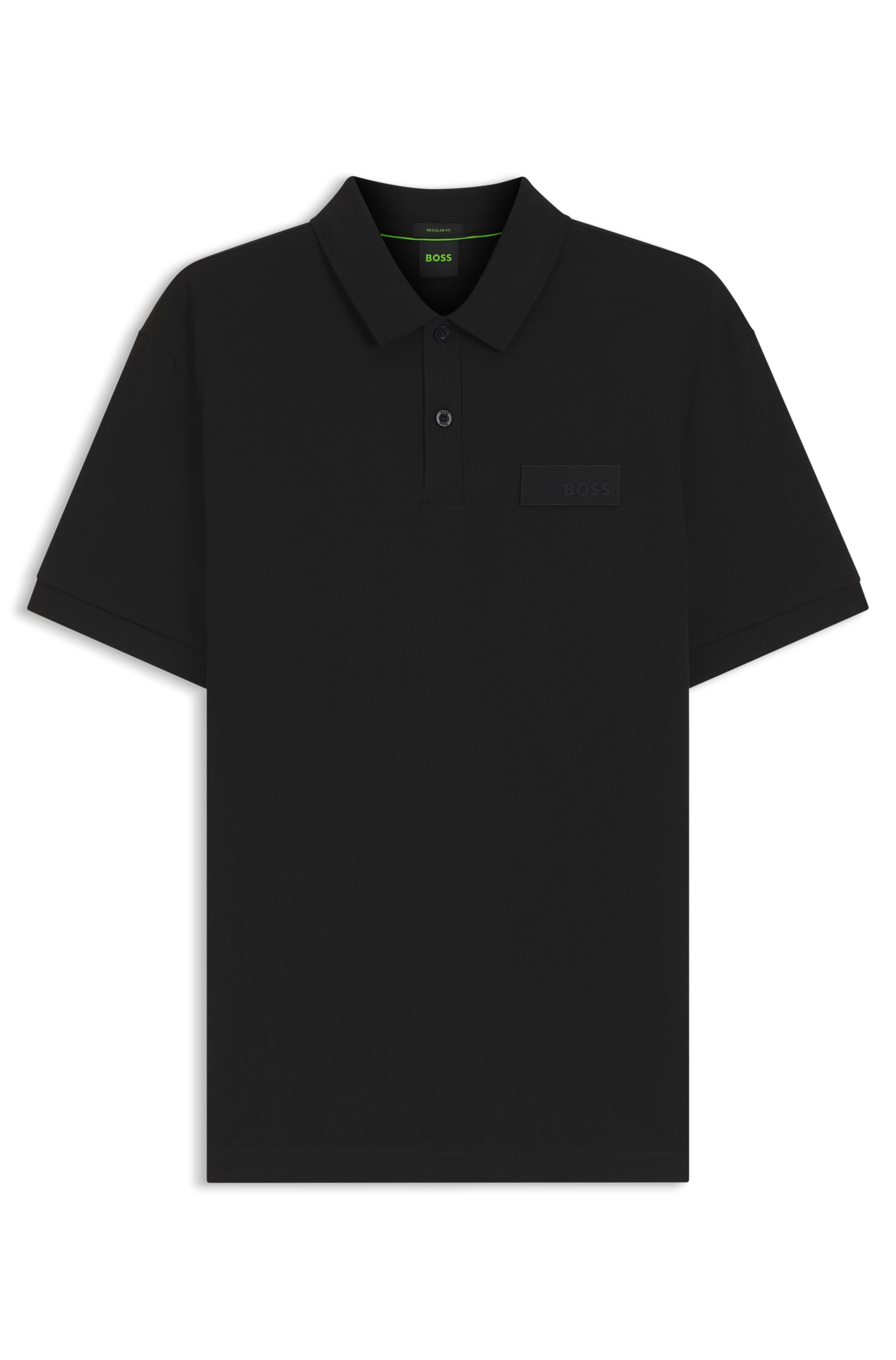 BOSS GREEN Poloshirt »Paddy Structure« Regular Fit, Reine Baumwolle, Logo-Patch