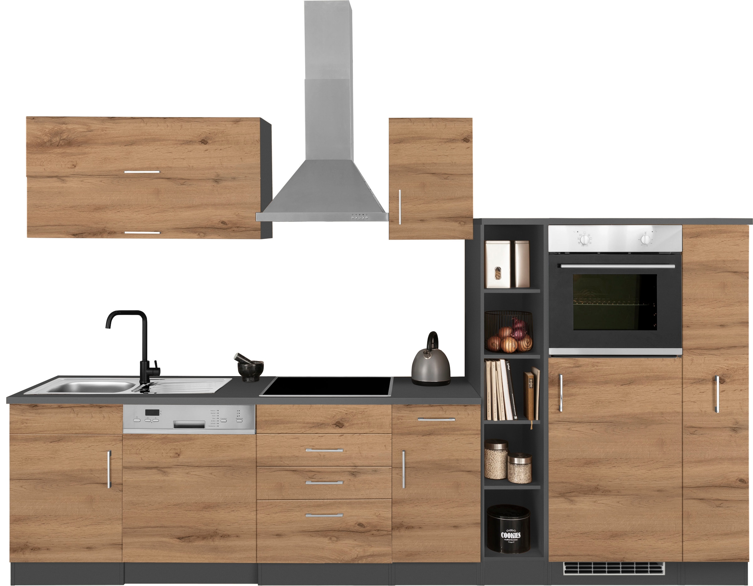 HELD MÖBEL Küchenzeile »Colmar«, mit Breite cm 330 OTTO bei E-Geräten