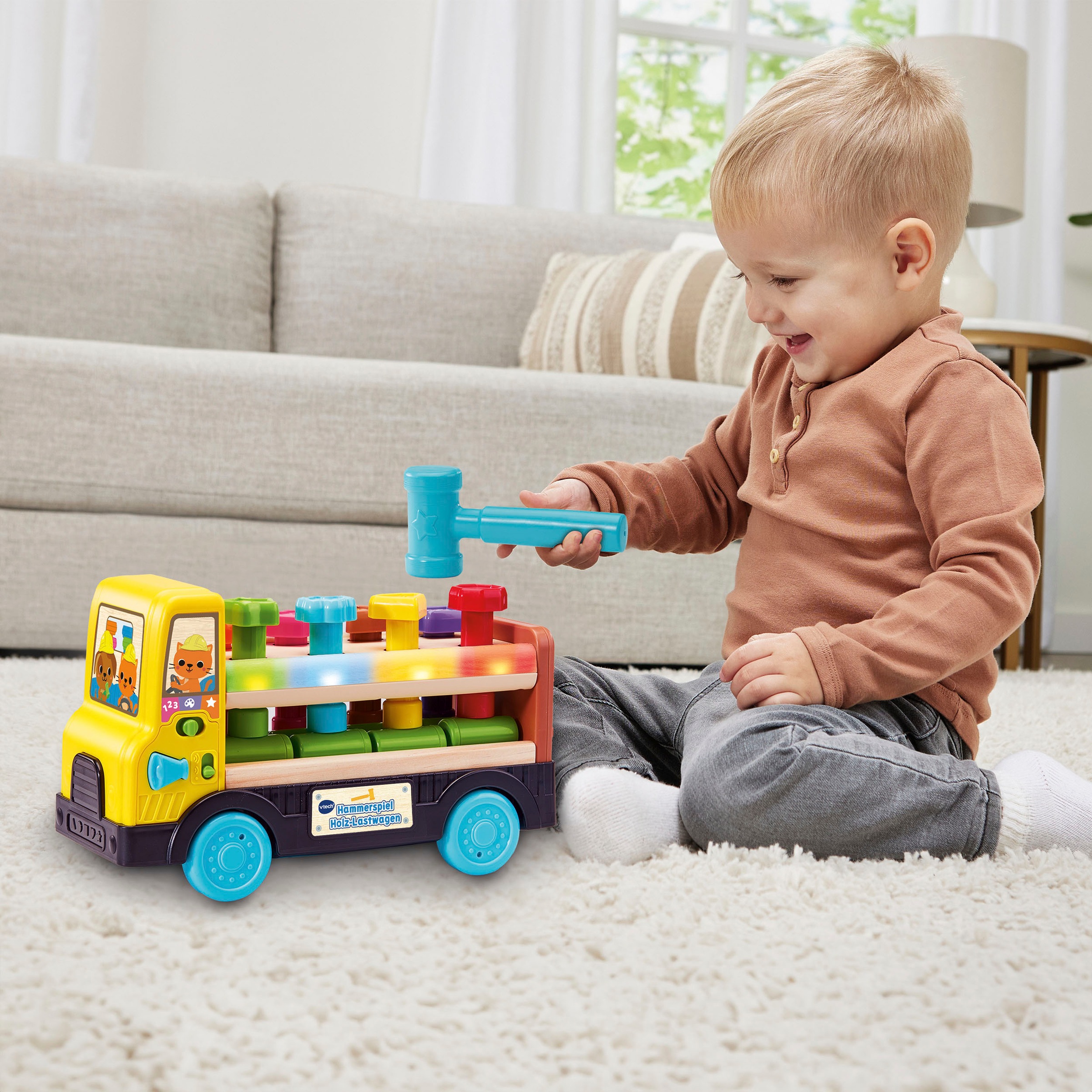 Vtech® Lernspielzeug »Hammerspiel Holz-Lastwagen«
