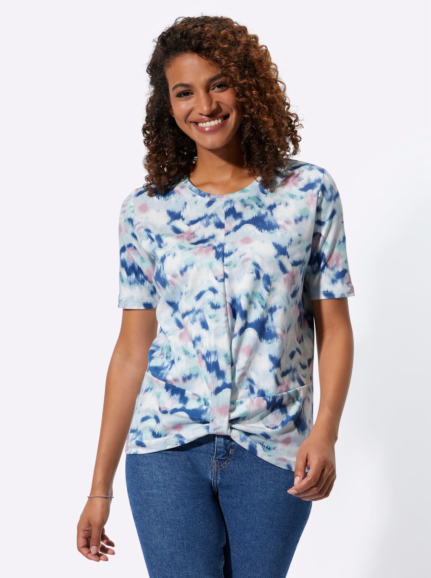 Inspirationen Kurzarmshirt »Kurzarm-Shirt«, (1 tlg.)
