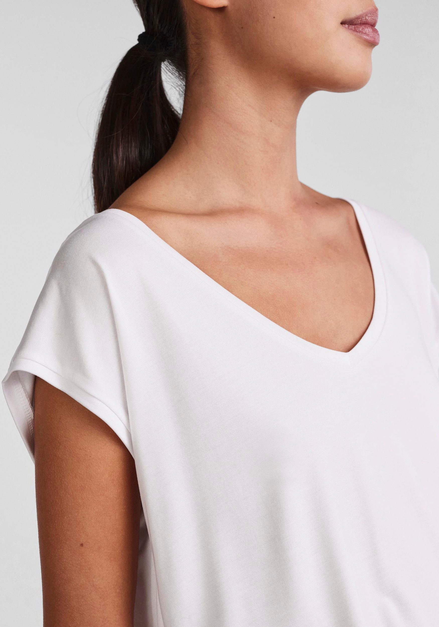 pieces Kurzarmshirt »PCKAMALA TEE NOOS BC«