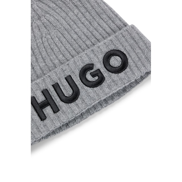HUGO Beanie »Unisex-X565-6«, mit großem HUGO Logo im OTTO Online Shop  kaufen | OTTO