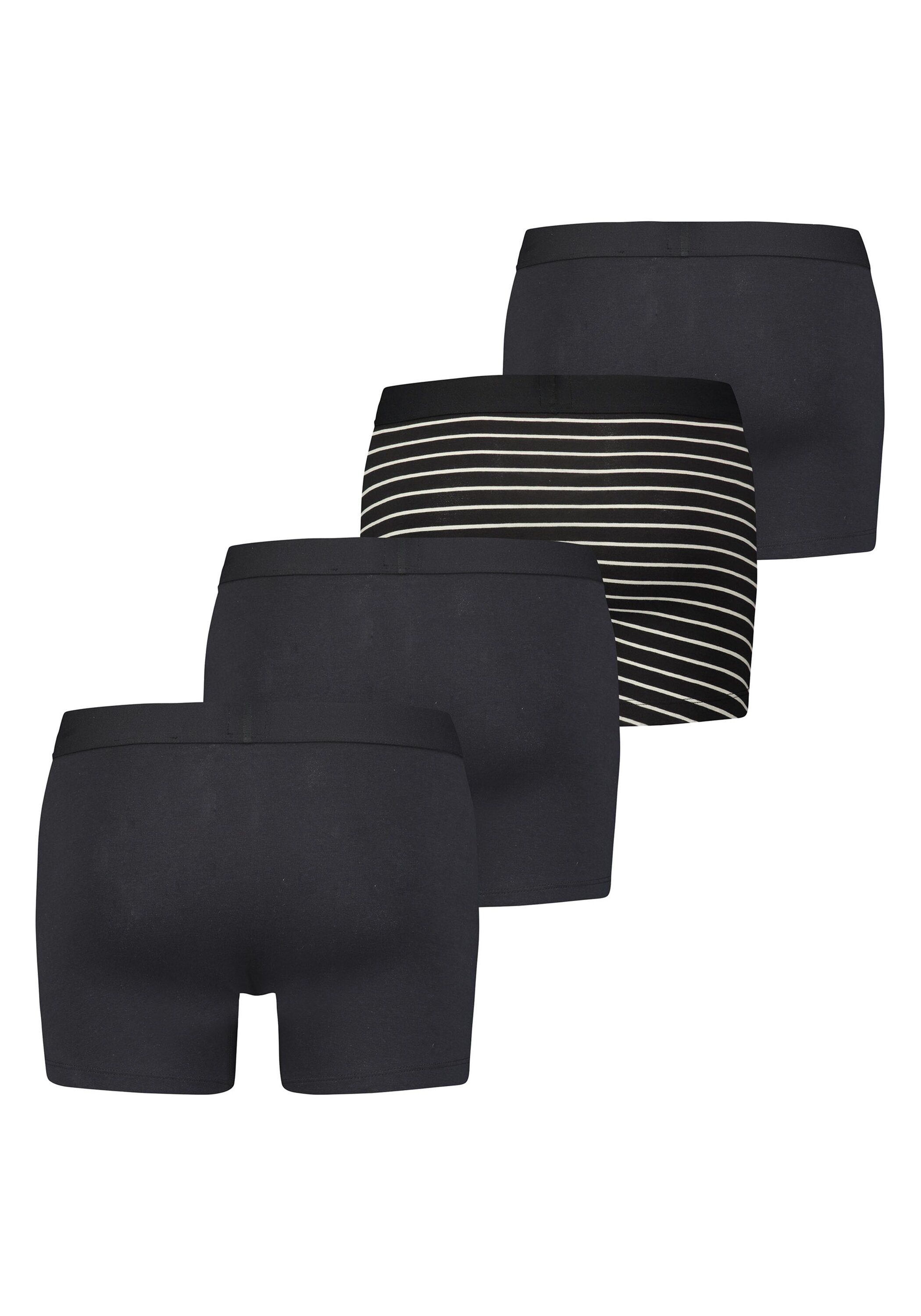 Levi's® Boxershorts »Boxershort MEN SOLID BASIC BOXER & VINTAGE STRIPE 4P 4er Pack«