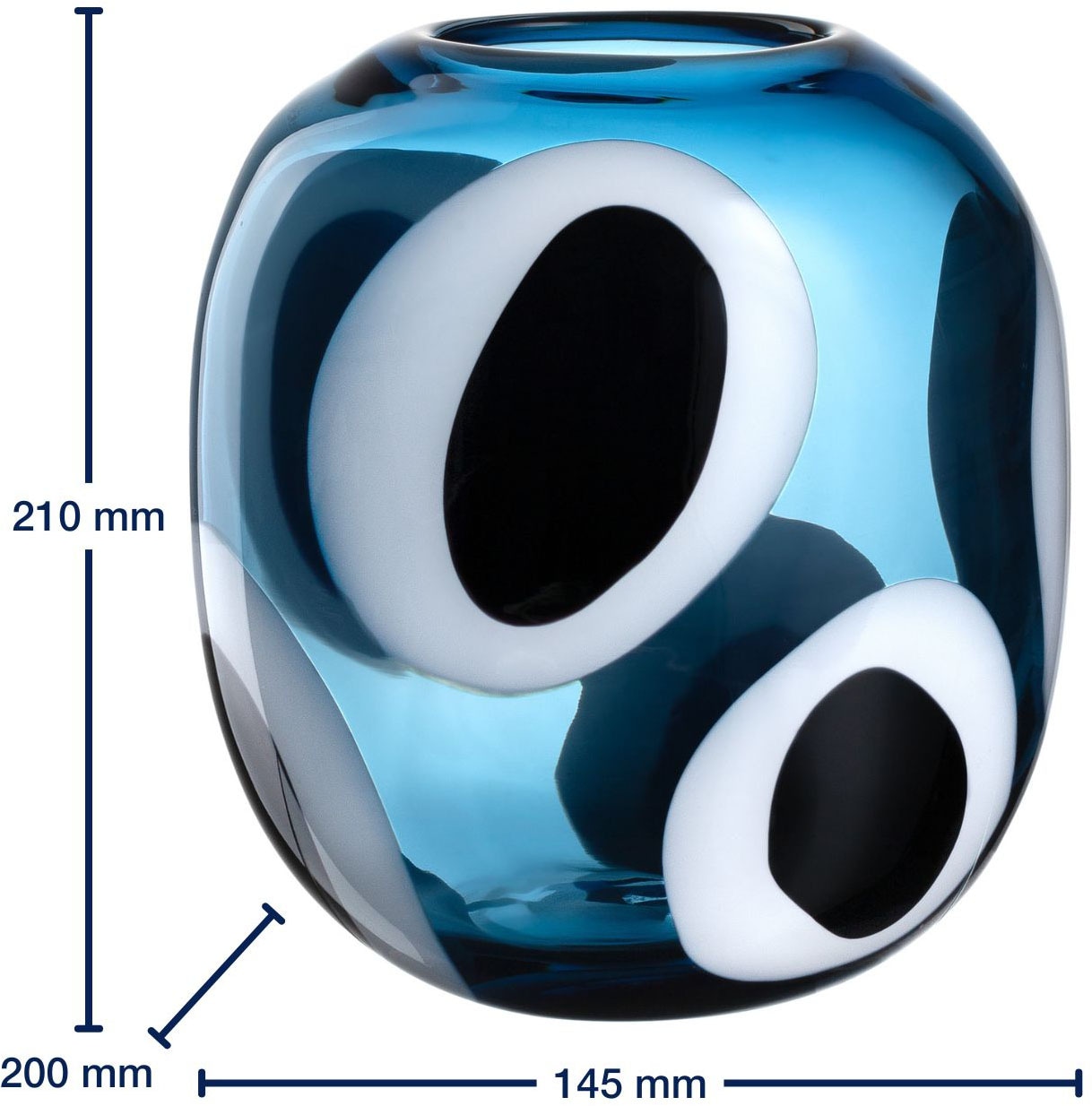 LEONARDO Dekovase »Vase OCCHI BLU«