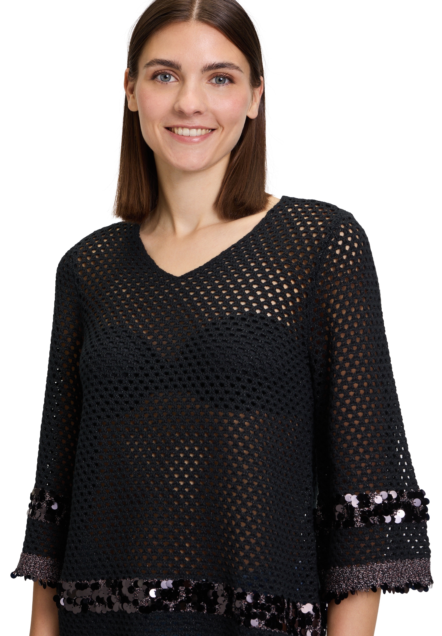 Betty Barclay Strickpullover »Strickpullover mit Lochmuster«