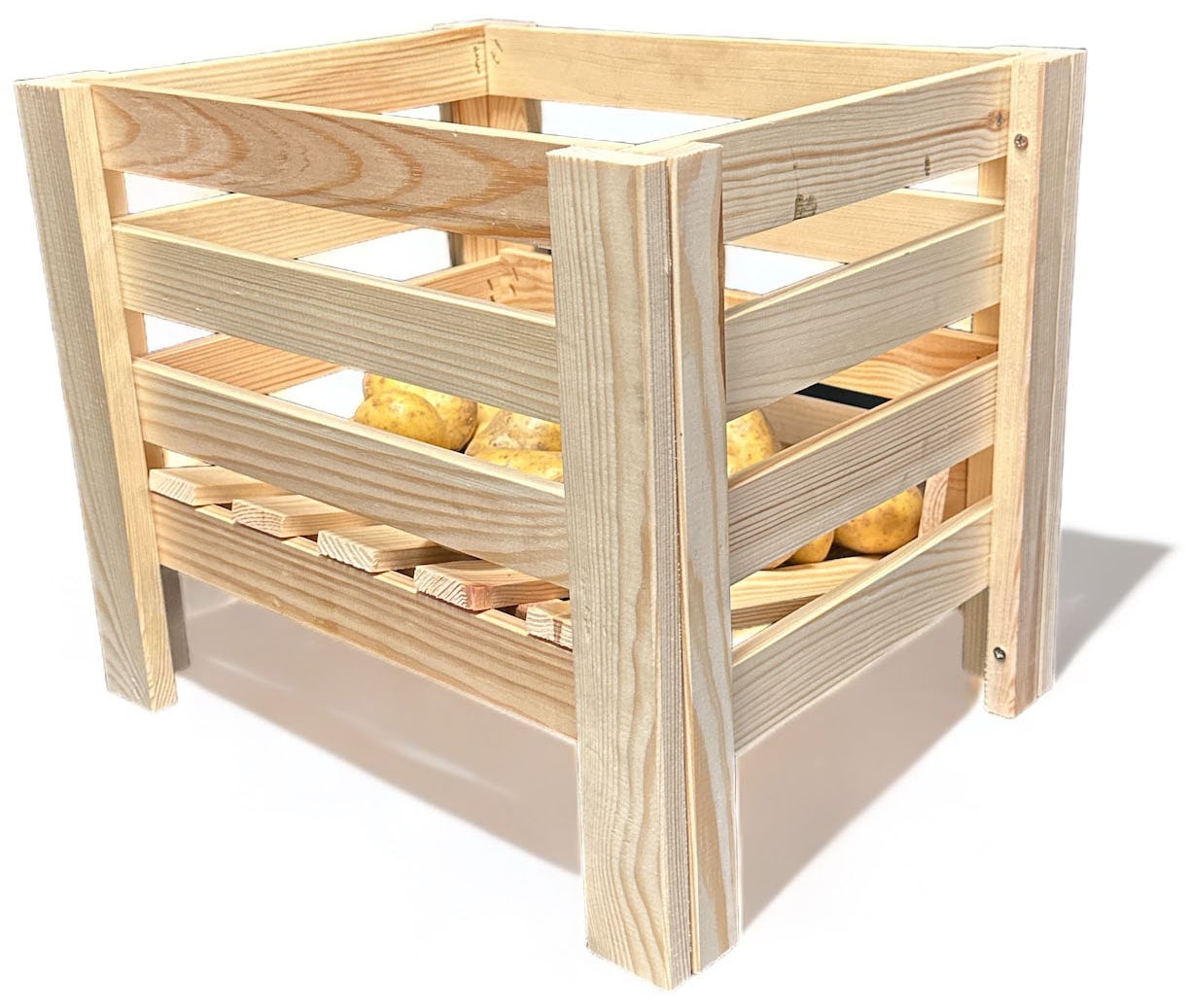 promadino Holzkiste »Kartoffelkiste«, BxTxH: 40x36x33 cm