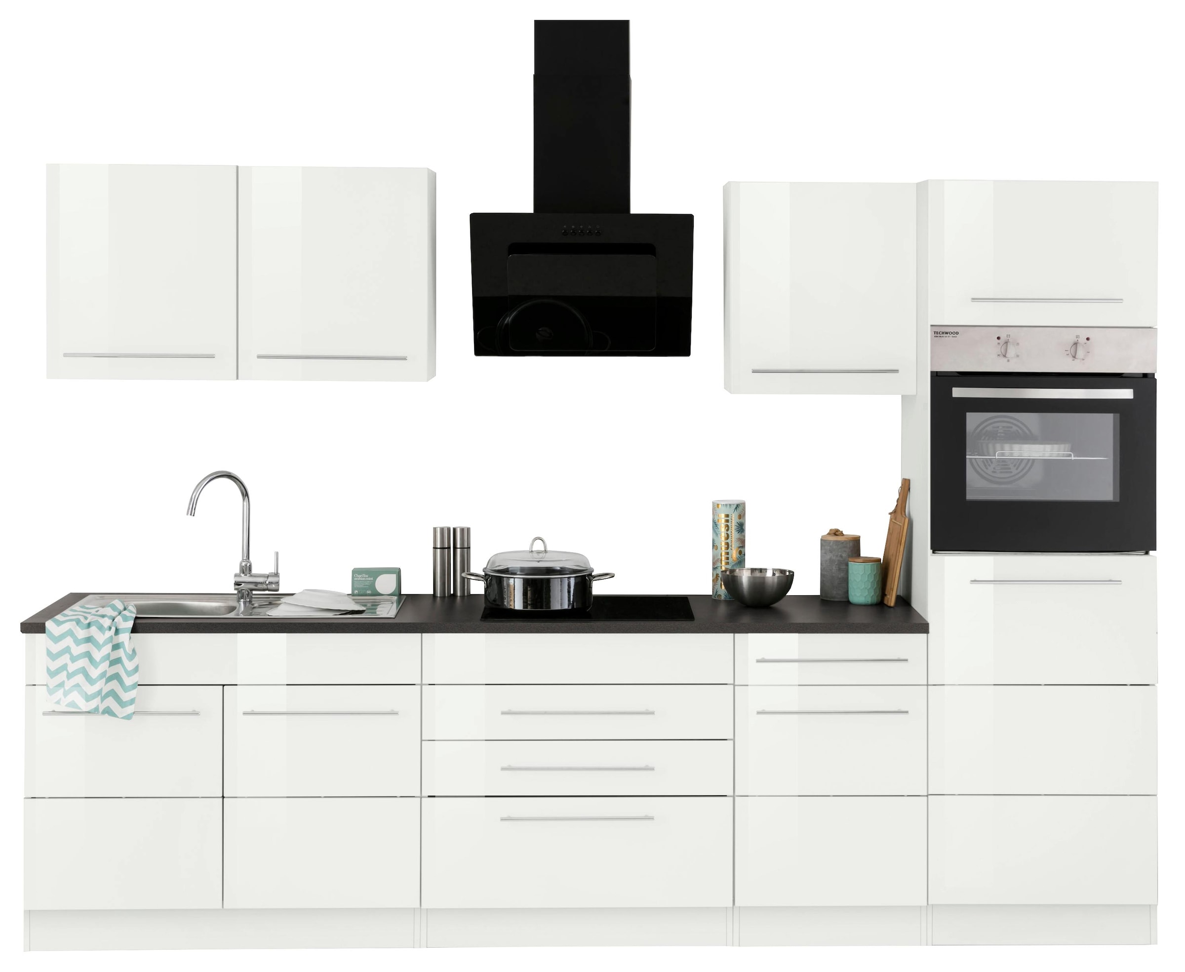 HELD MÖBEL Küchenzeile »Trient«, mit E-Geräten, Breite 290 cm bestellen  online bei OTTO