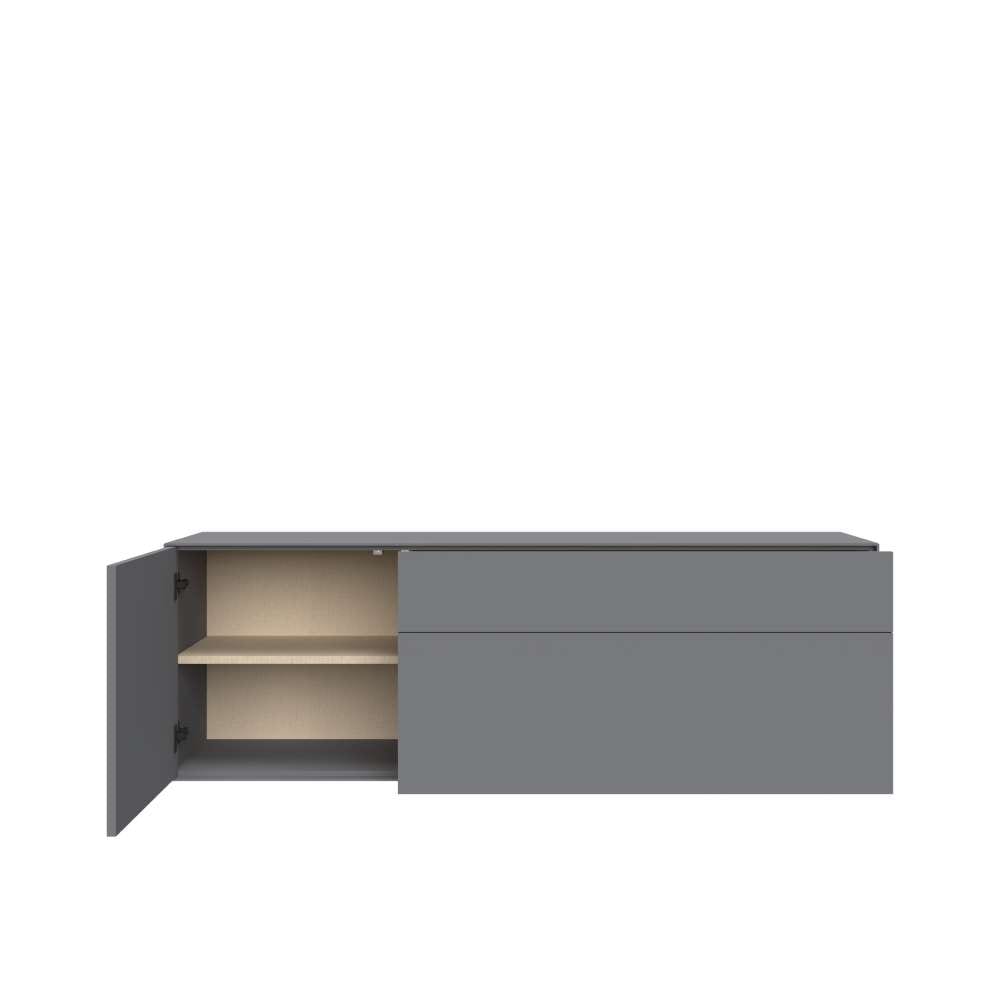 LeGer Home by Lena Gercke Lowboard »Essentials, TV-Board, TV-Kommode, TV-Schrank,  TV-Möbel« Breite: 166 cm, UV lackiert, Push-to-open-Funktion