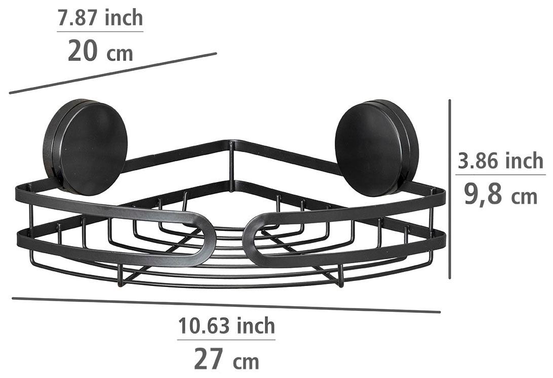 WENKO Duschregal »Static-Loc® Plus Pavia« Badezimmer-Ablage, Befestigen ohne bohren