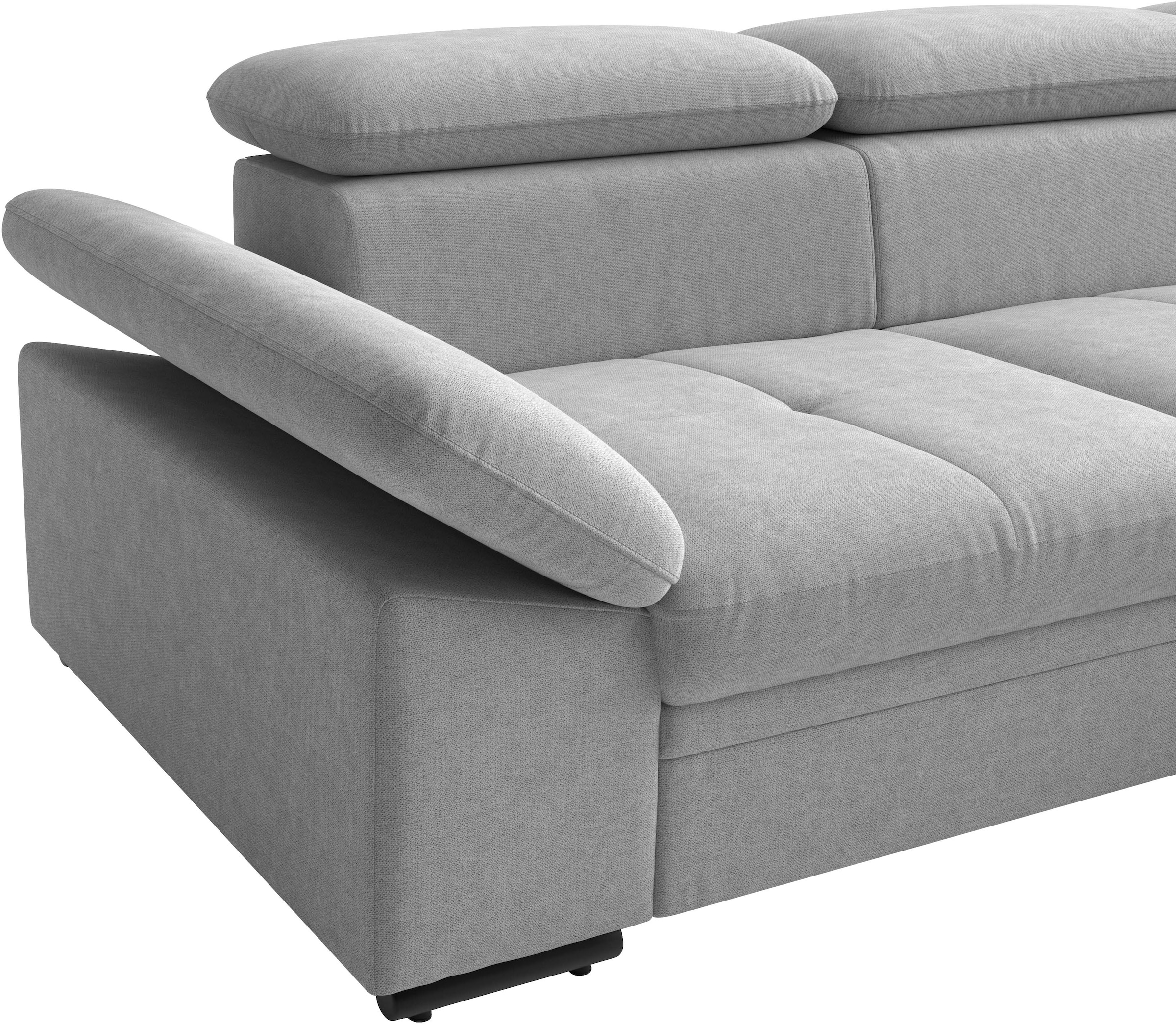 sit&more Ecksofa »Viola, L-Form, B: 260 cm« optional Bettfunktion,inkl Armteil- & Kopfteilverstellung