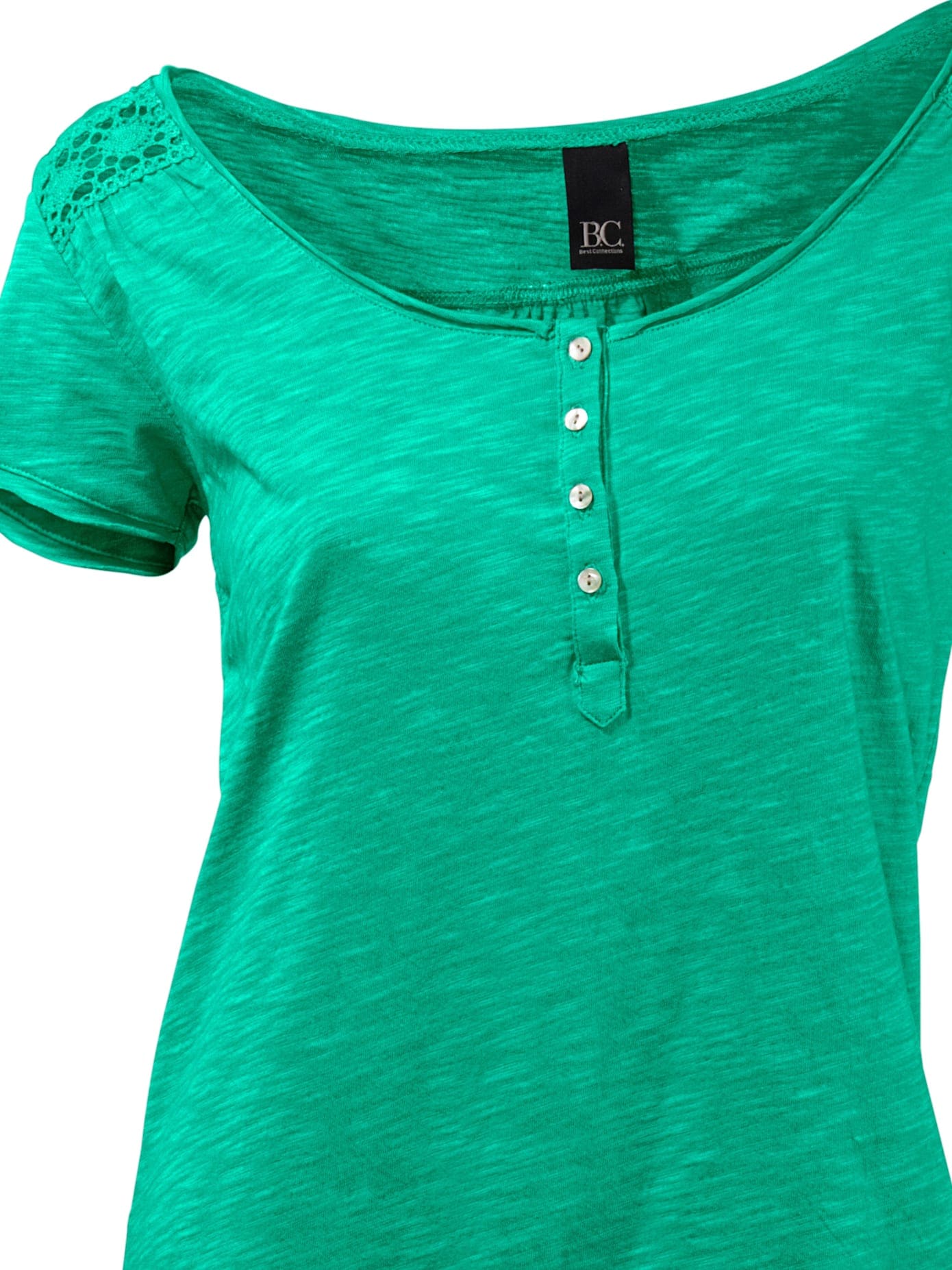 heine Rundhalsshirt »Rundhals-Shirt«, (1 tlg.)