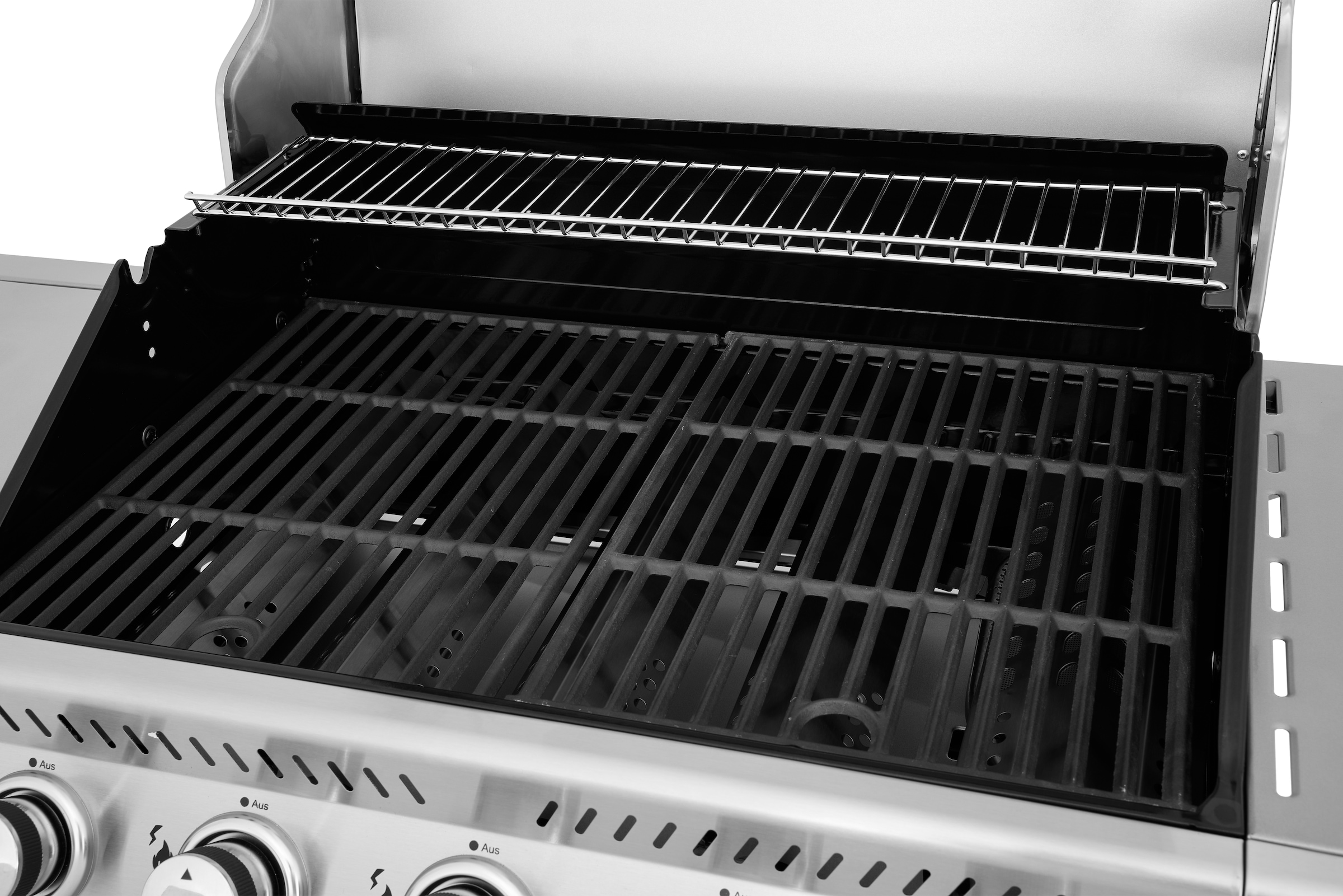 Hanseatic Gasgrill »Richland« BxTxH: 134,7 x 57 x 117 cm, 21,5 kW Gesamt, Edelstahl-Turbobrenner
