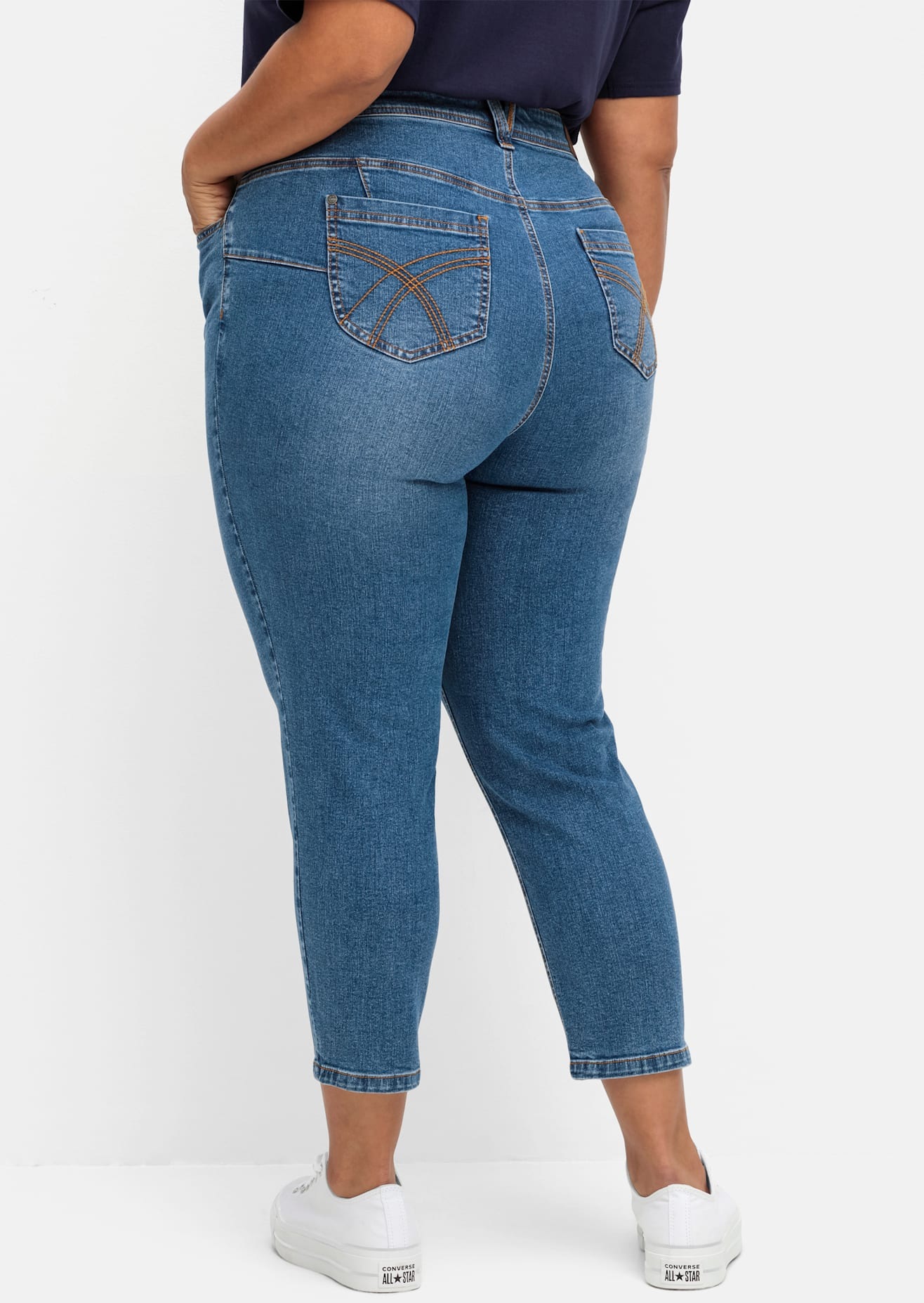 Sheego 7/8-Jeans, (1 tlg.)