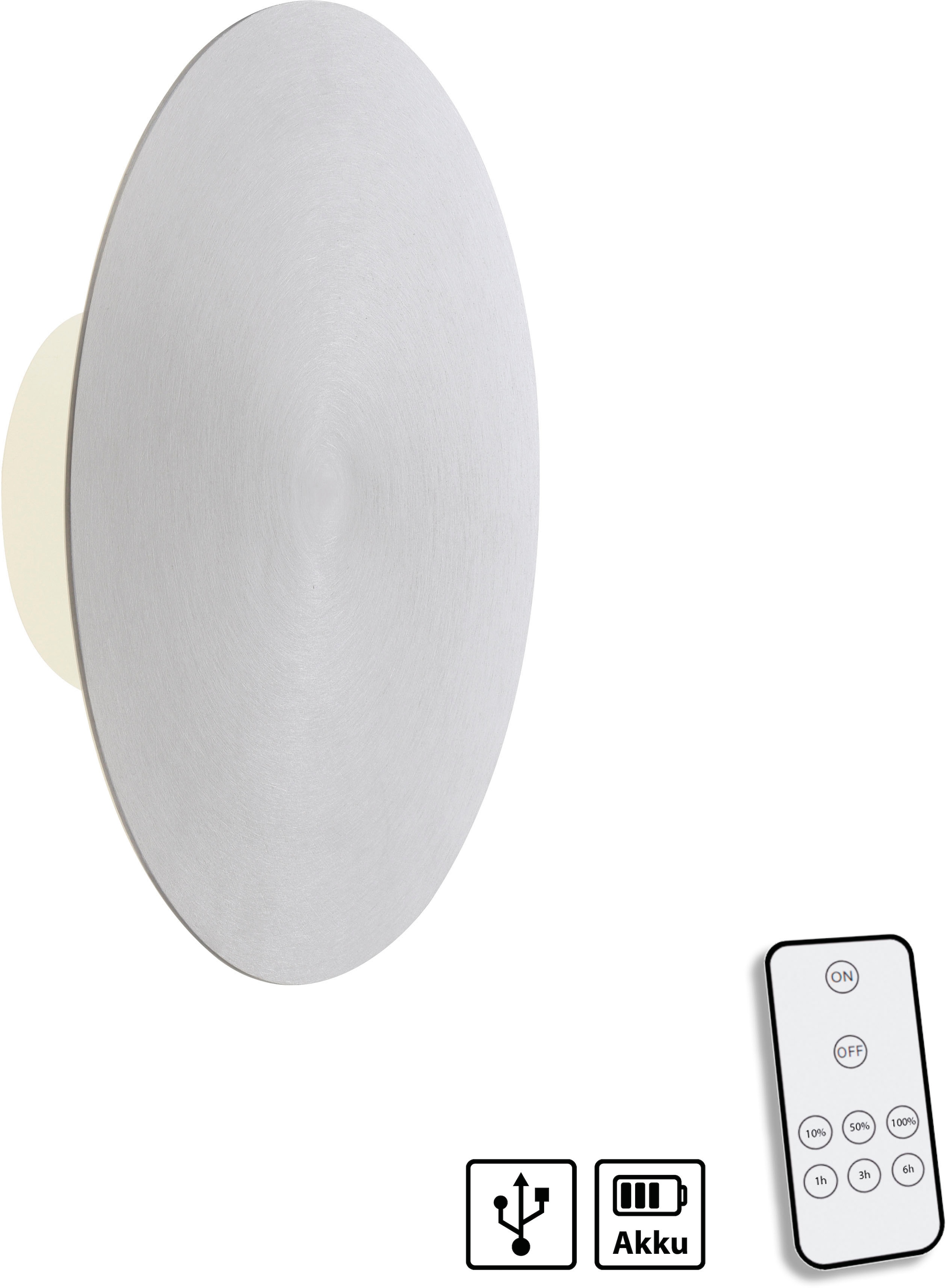Paul Neuhaus Wandleuchte »AKKU PUNTU«, 1 flammig, Leuchtmittel LED-Board | LED fest integriert