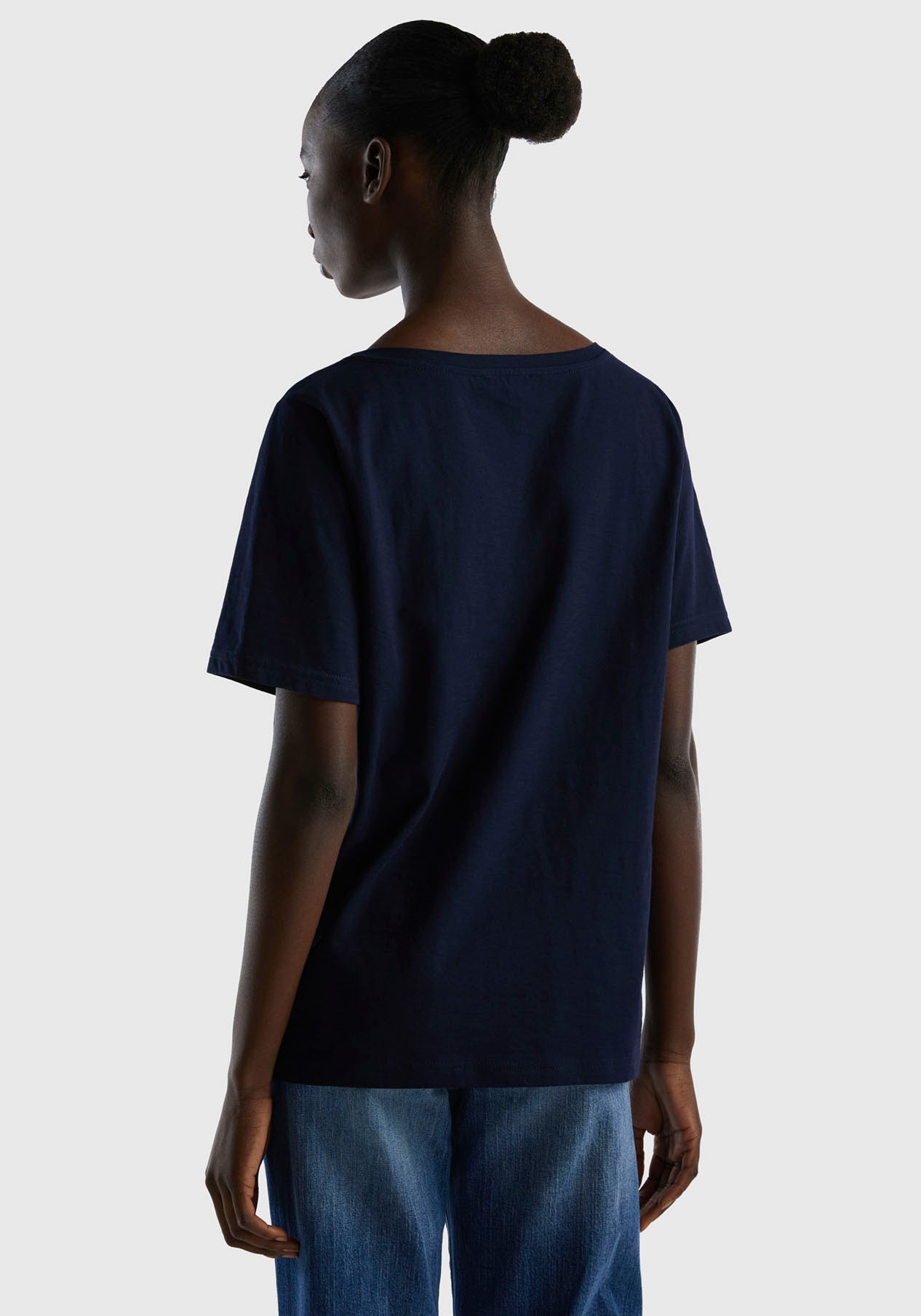 United Colors of Benetton T-Shirt, aus Flammgarnjersey