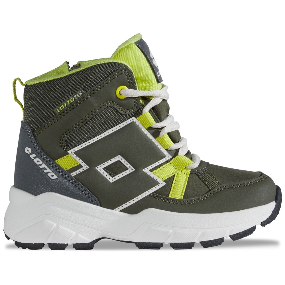 Lotto Winterboots - mit pratkischem Reißverschluss auf der Innenseite in grün, Größe 29