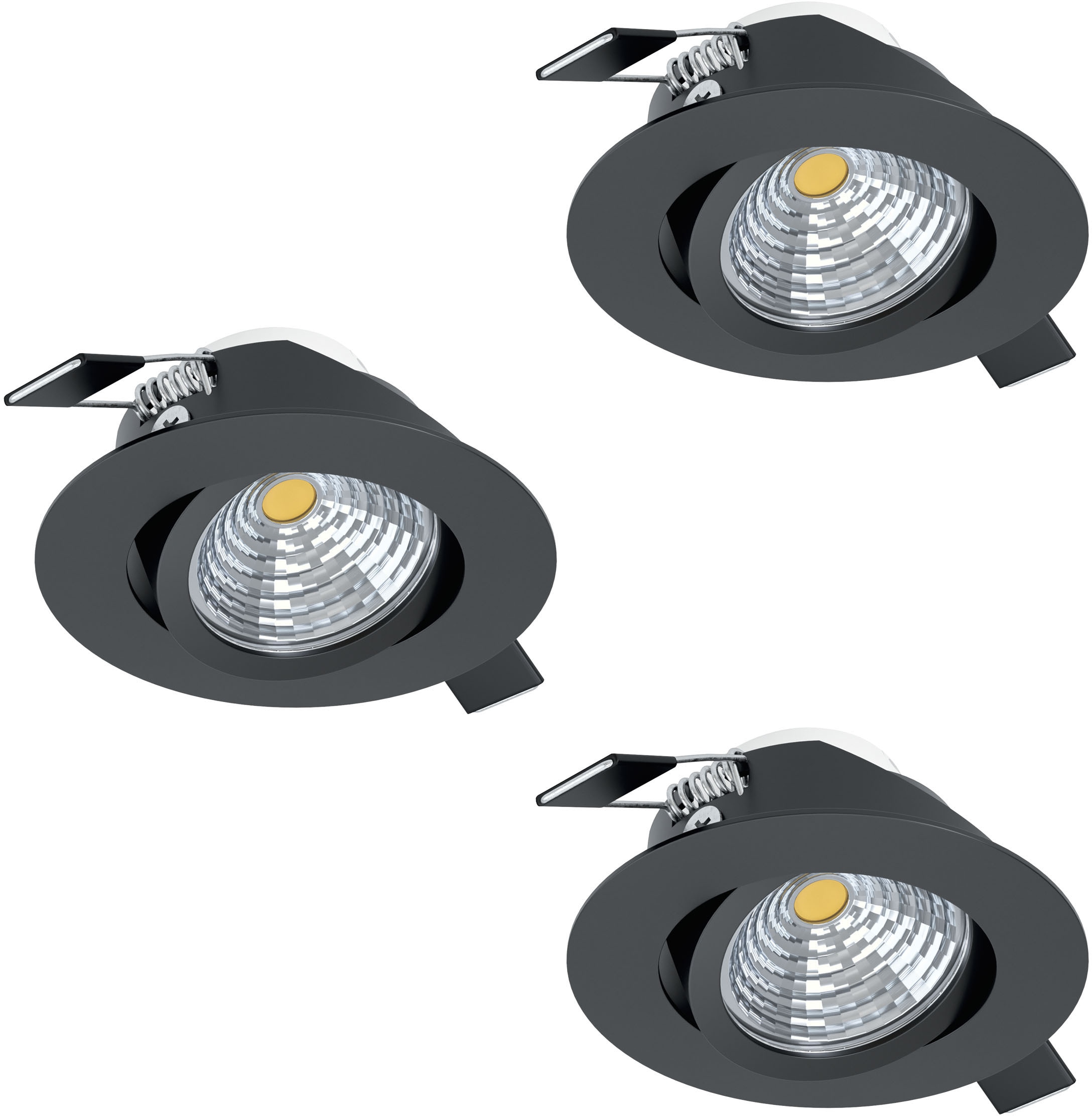 LED Deckenleuchte »SALICETO«, 3er-Set, Ø 8,80 cm, Leuchtenkopf schwenkbar