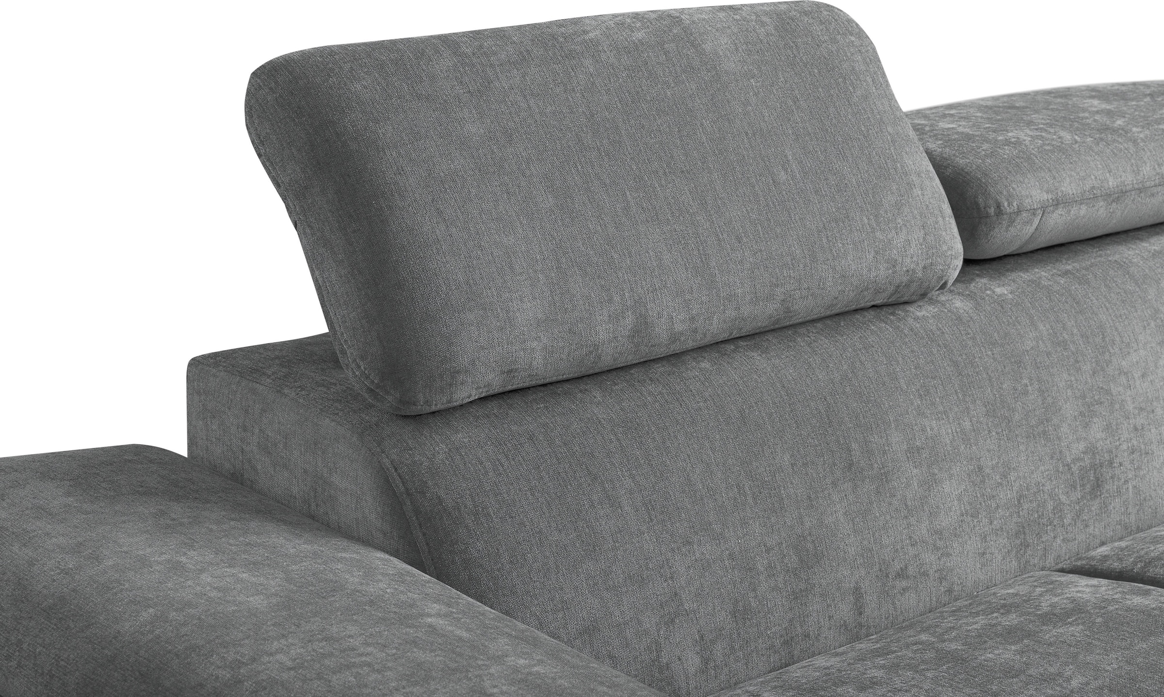 WERK2 Ecksofa »Cosmo« Eckcouch mit Schlaffunktion, Bettkasten & verstellbaren Kopfteilen
