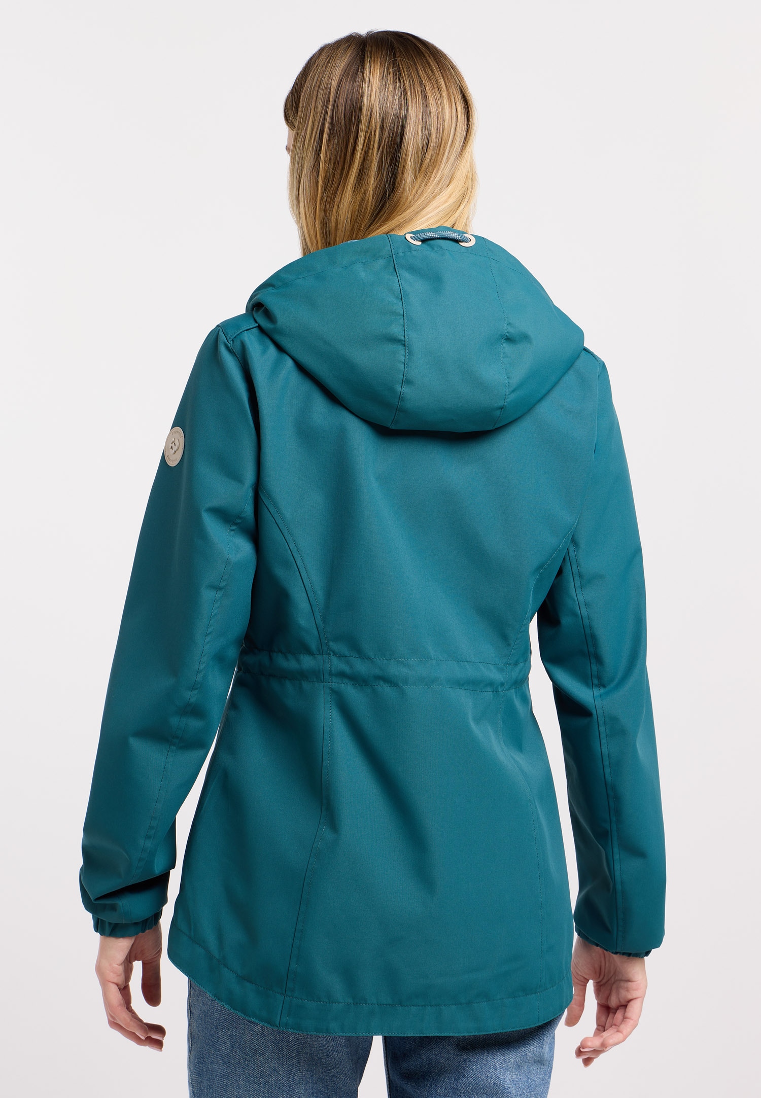 Ragwear Parka »DANKKA« mit Kapuze Mit Kordelzug, geblümtem Futter und reflektierenden Kordeln