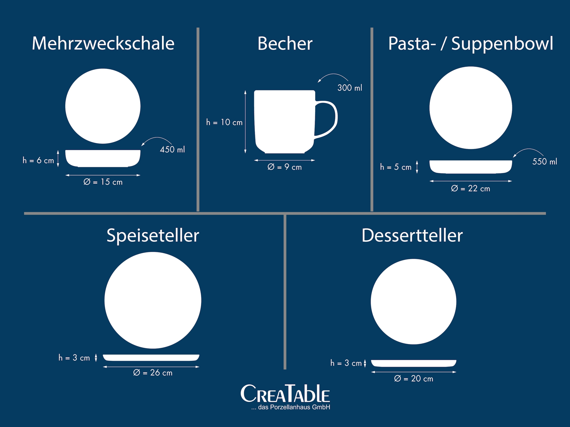 CreaTable Kombiservice »Nordic Festive, Service 30-tlg.« Minimalistisches Design, Dezente goldene Akzente