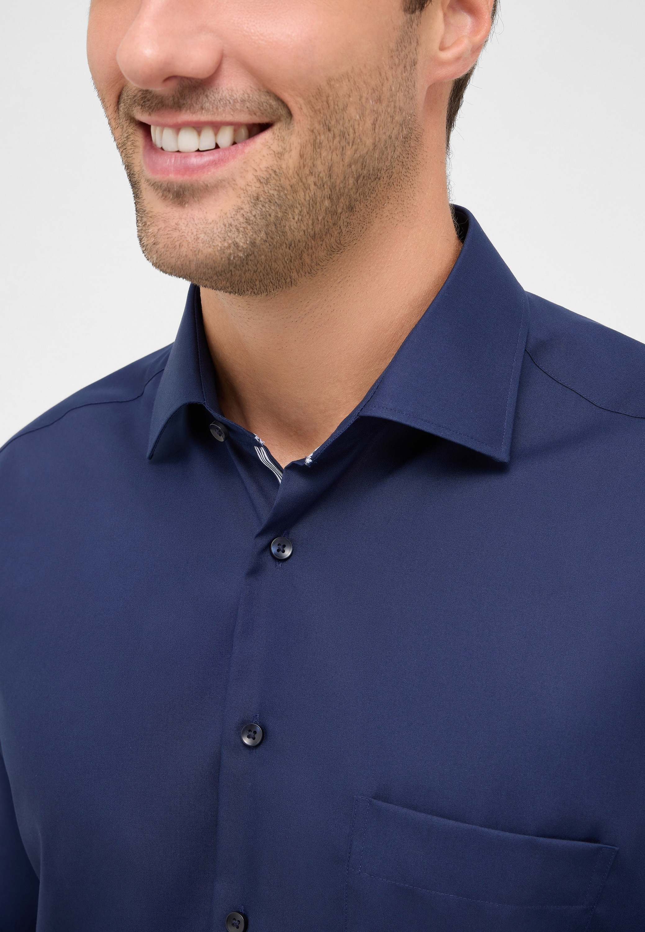 Eterna Langarmhemd »MODERN FIT« NON IRON (bügelfrei)