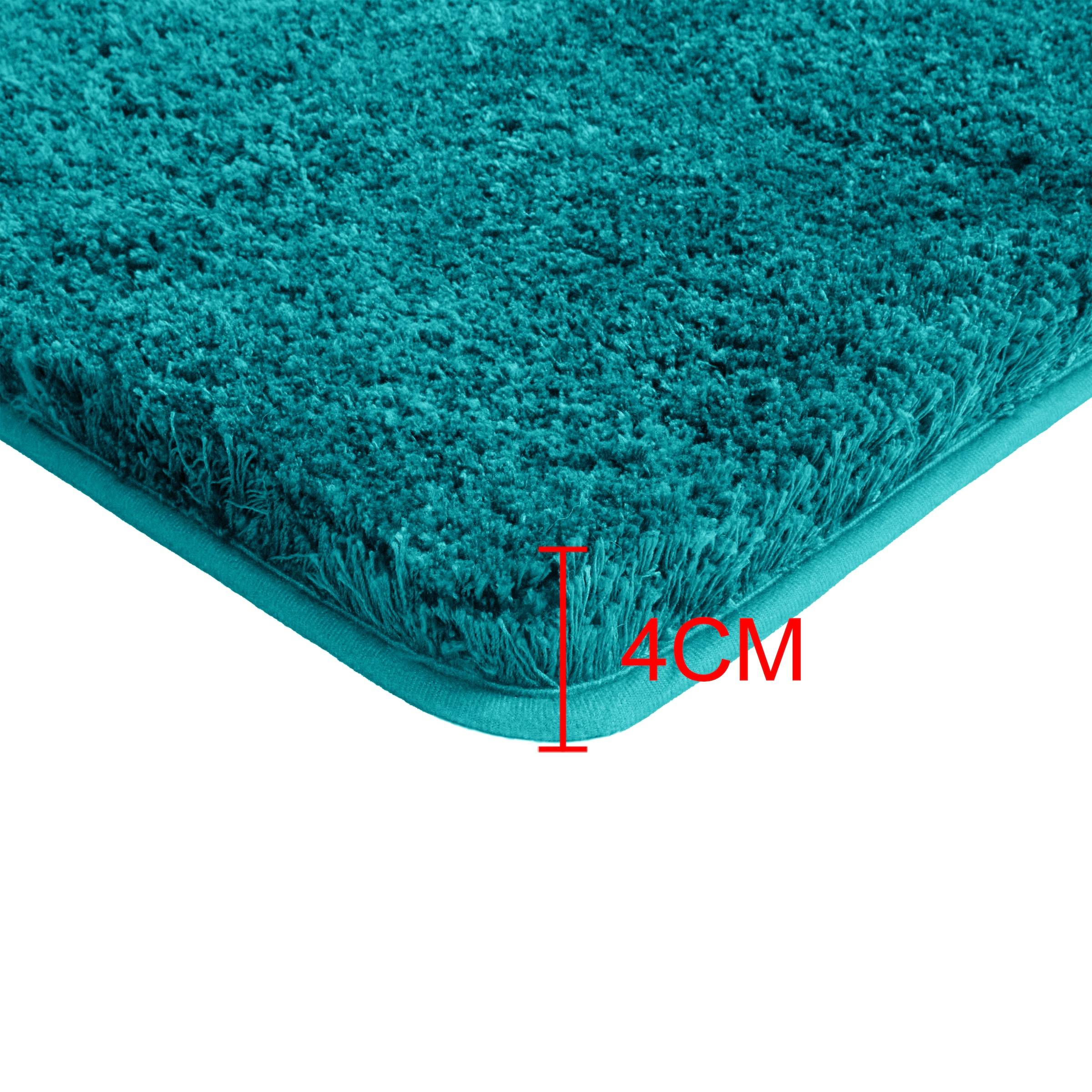 Möve Badematte »Superwuschel, Badvorleger, Badezimmer Teppich« Höhe 40 mm rutschhemmend beschichtet fußbodenheizungsgeeignet | schnell trocknend | strapazierfähig Mikrofaser-Badematte, Badteppich, rechteckig, rund & als 3-tlg. Set