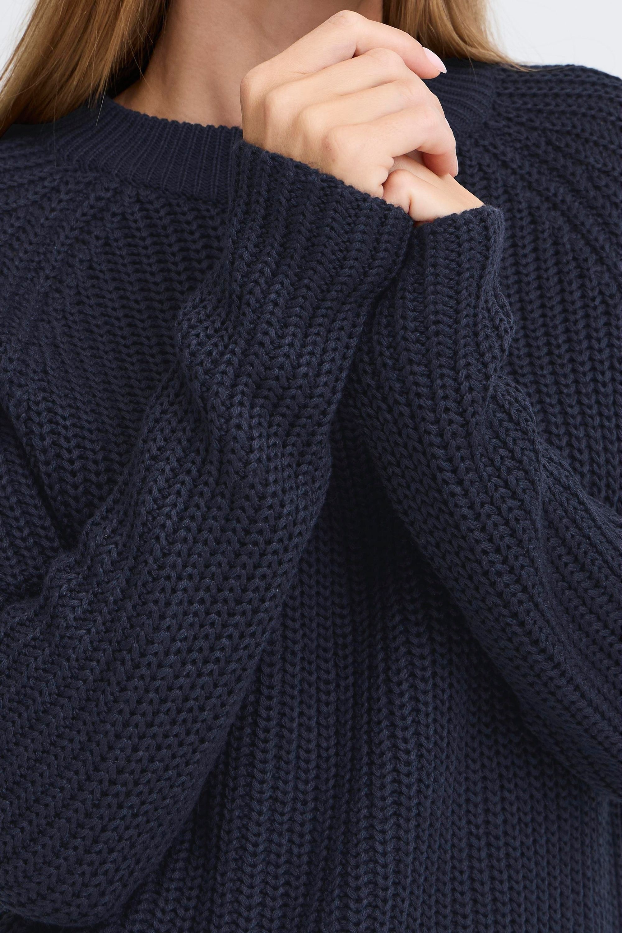 OXMO Strickfleece-Pullover »Strickpullover OXFKANNA«
