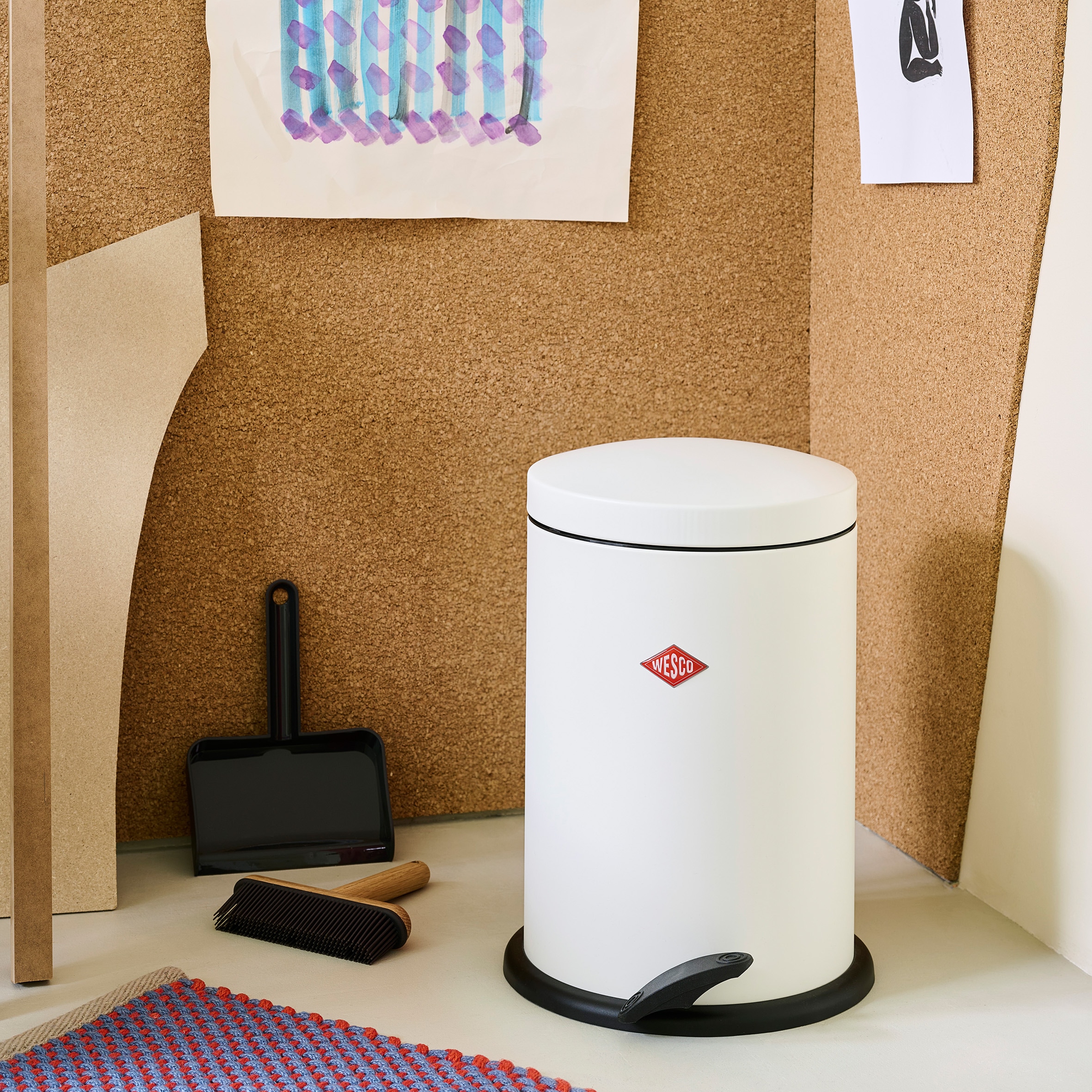 WESCO Mülleimer »116 Alpha« 1 Behälter Tretabfallsammler, 13 Liter