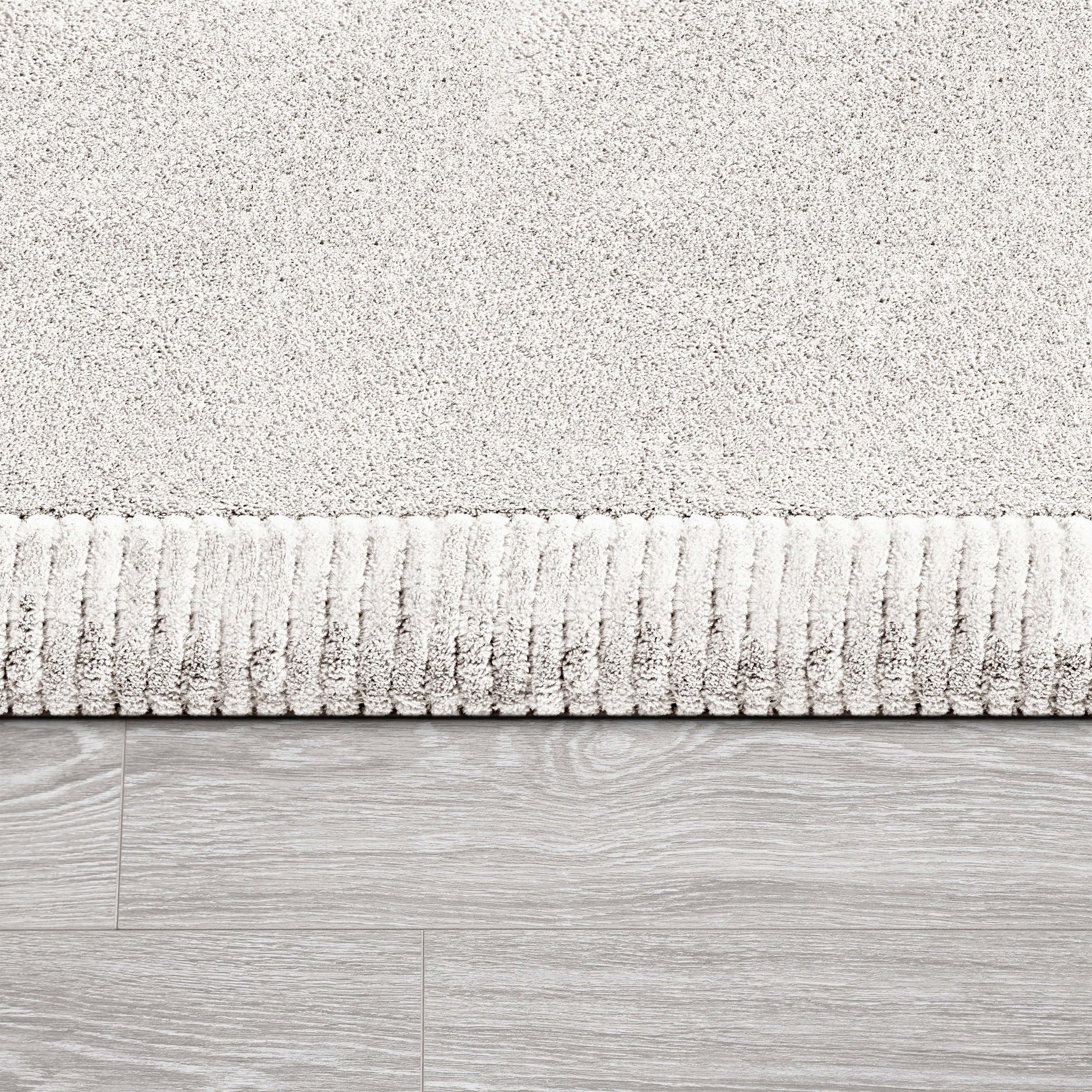 Paco Home Teppich »Tatami 475«, rechteckig, 24 mm Höhe, Kurzflor, Uni-Farben, mit Memory Foam, waschbar