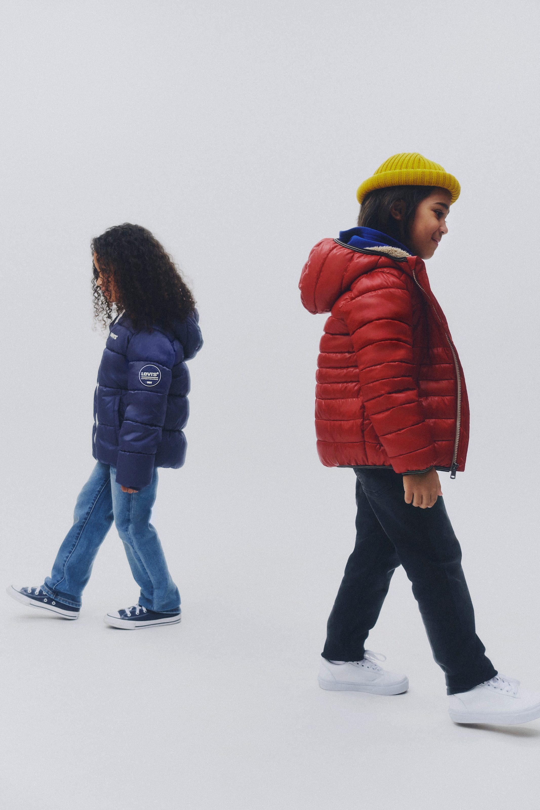 Levi's® Kids Steppjacke »SHERPA LINED MDWT PUFFER JACKET«, mit Kapuze, for Boys mit Kapuze