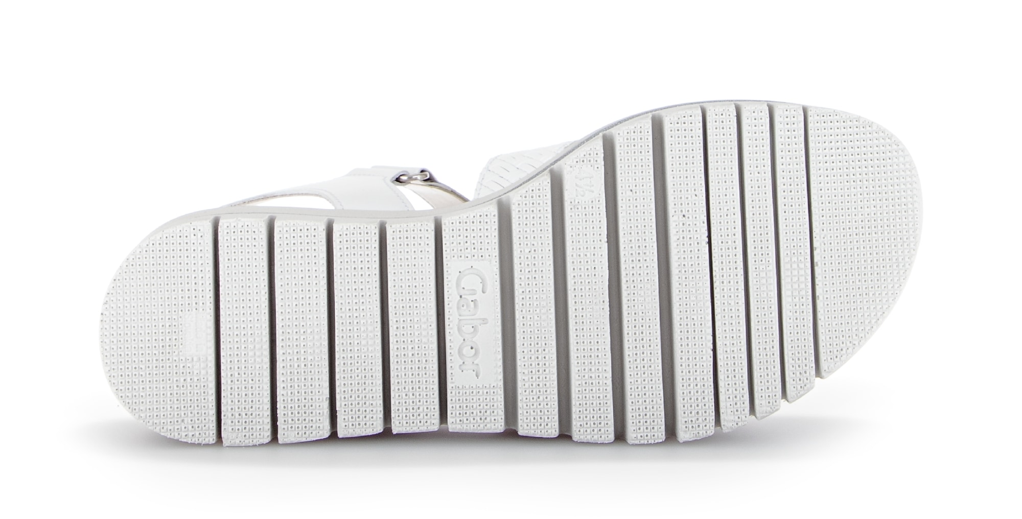 Gabor Keilsandalette  Plateau, Riemchensandale, Sommerschuh mit Kontrastbesatz