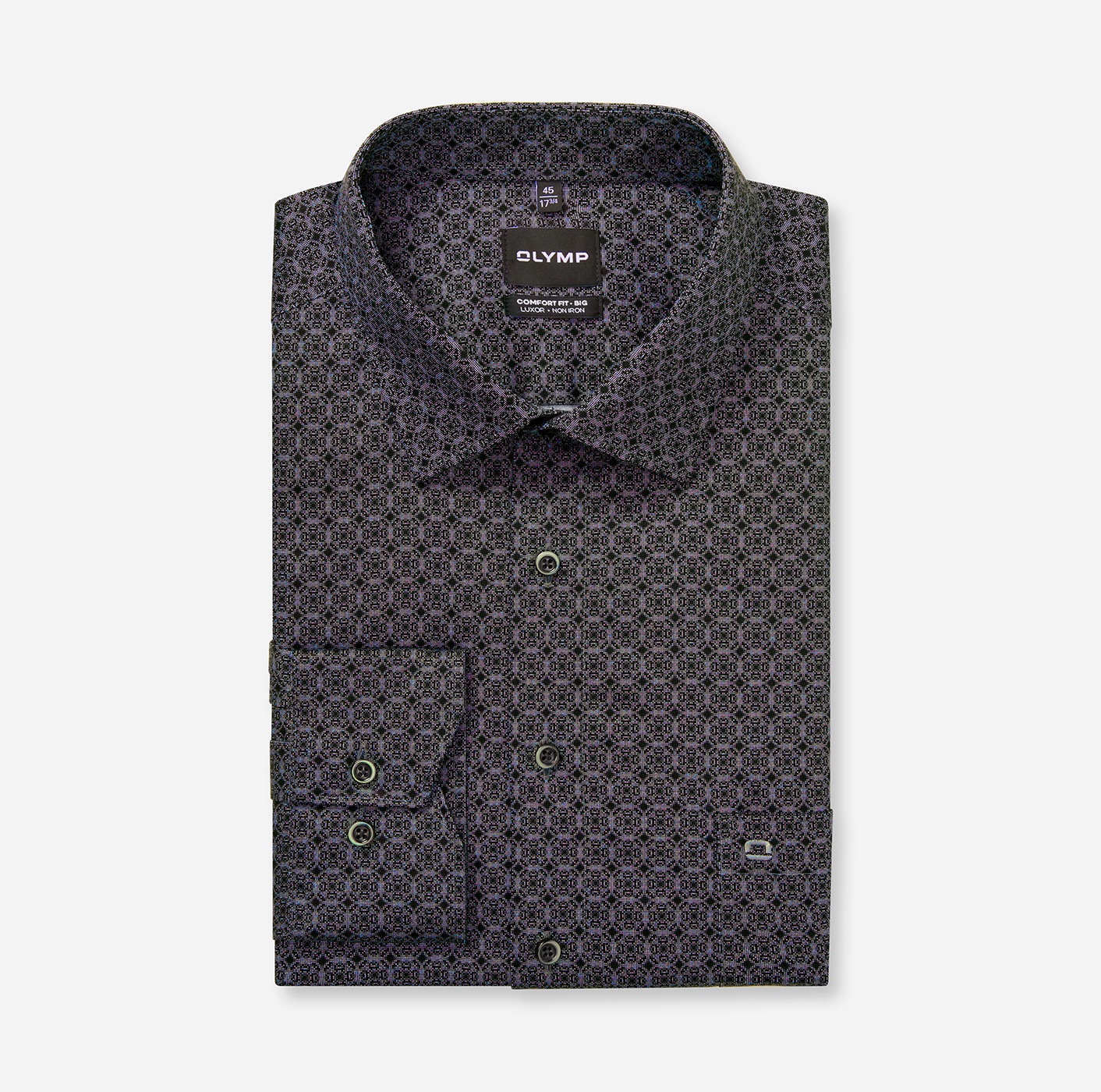 OLYMP Langarmhemd »Big & Tall«, Neue COMFORT FIT BIG Kollektion, Businesshemd, New-Kentkragen