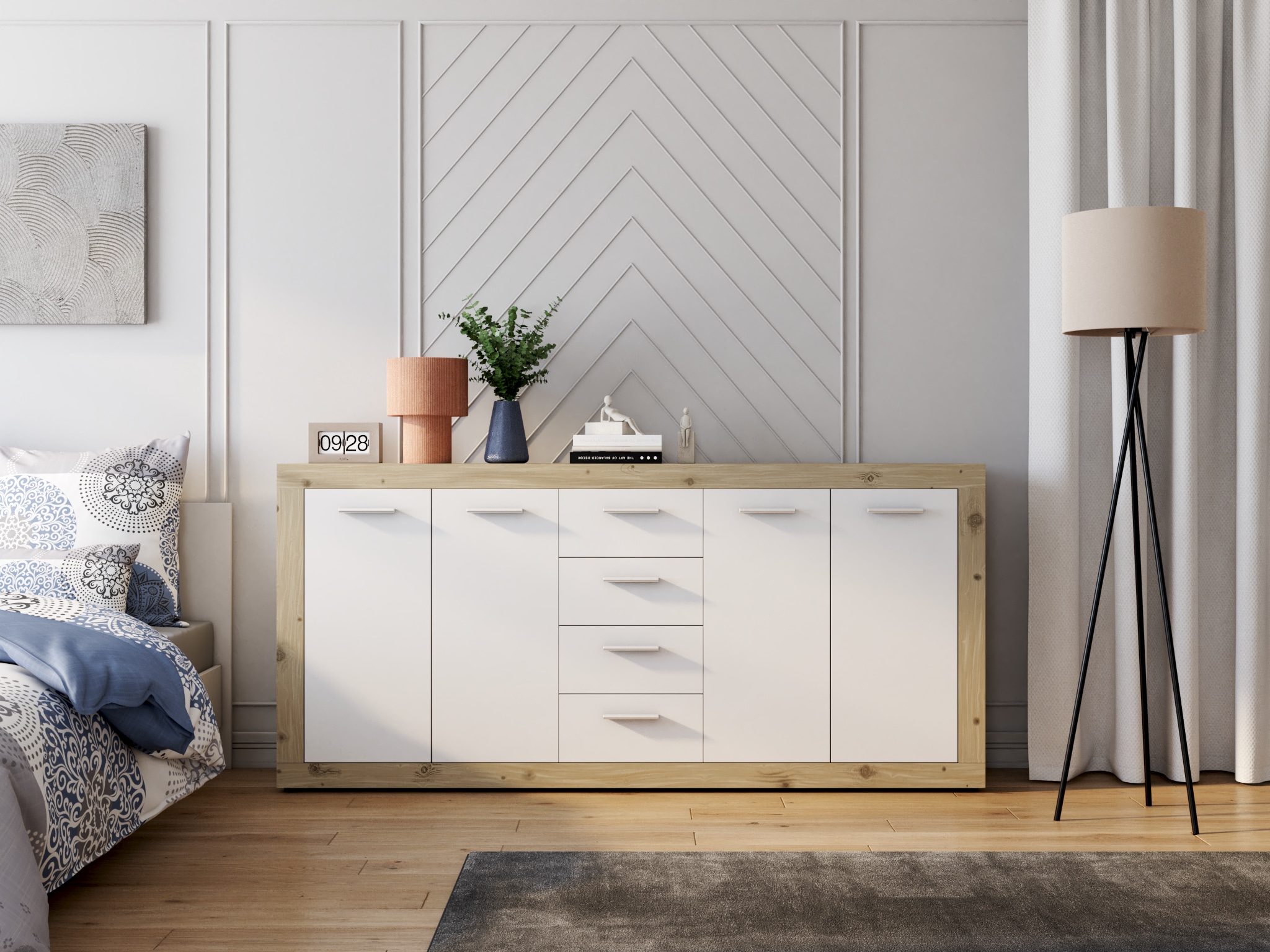 my home Bettwäsche »Tesso in Gr. 135x200, 155x220 oder 200x200 cm« 2 tlg. Bettwäsche mit Ornamenten und in verschiedenen Qualitäten