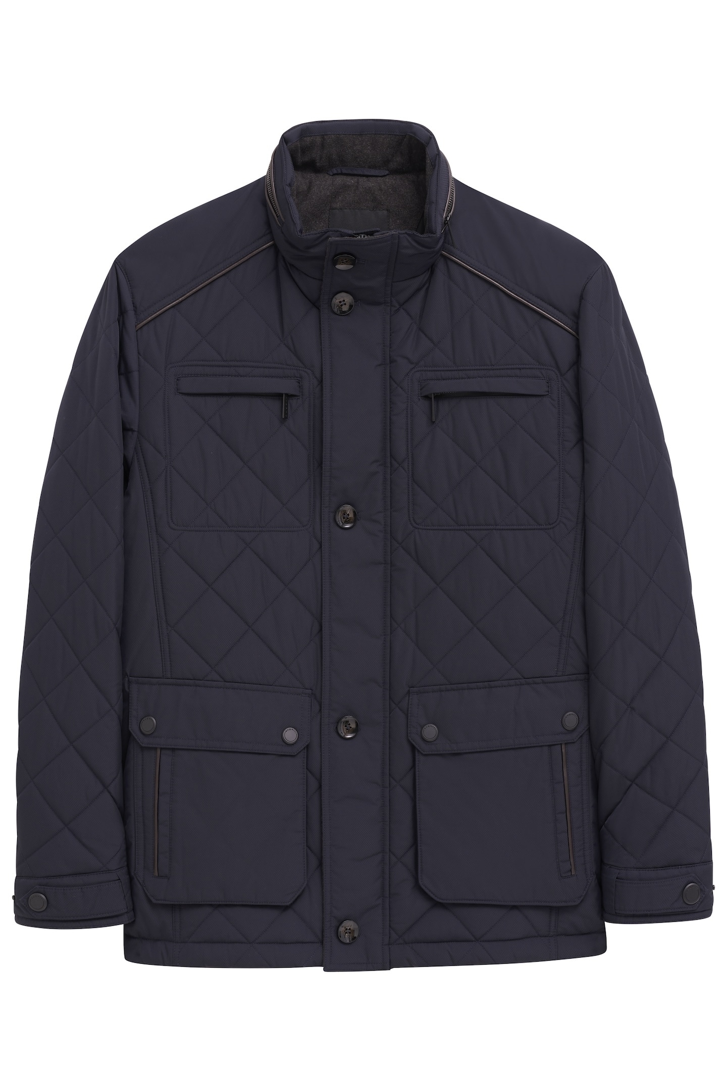 bugatti Langjacke, ohne Kapuze, im Rautenstepp
