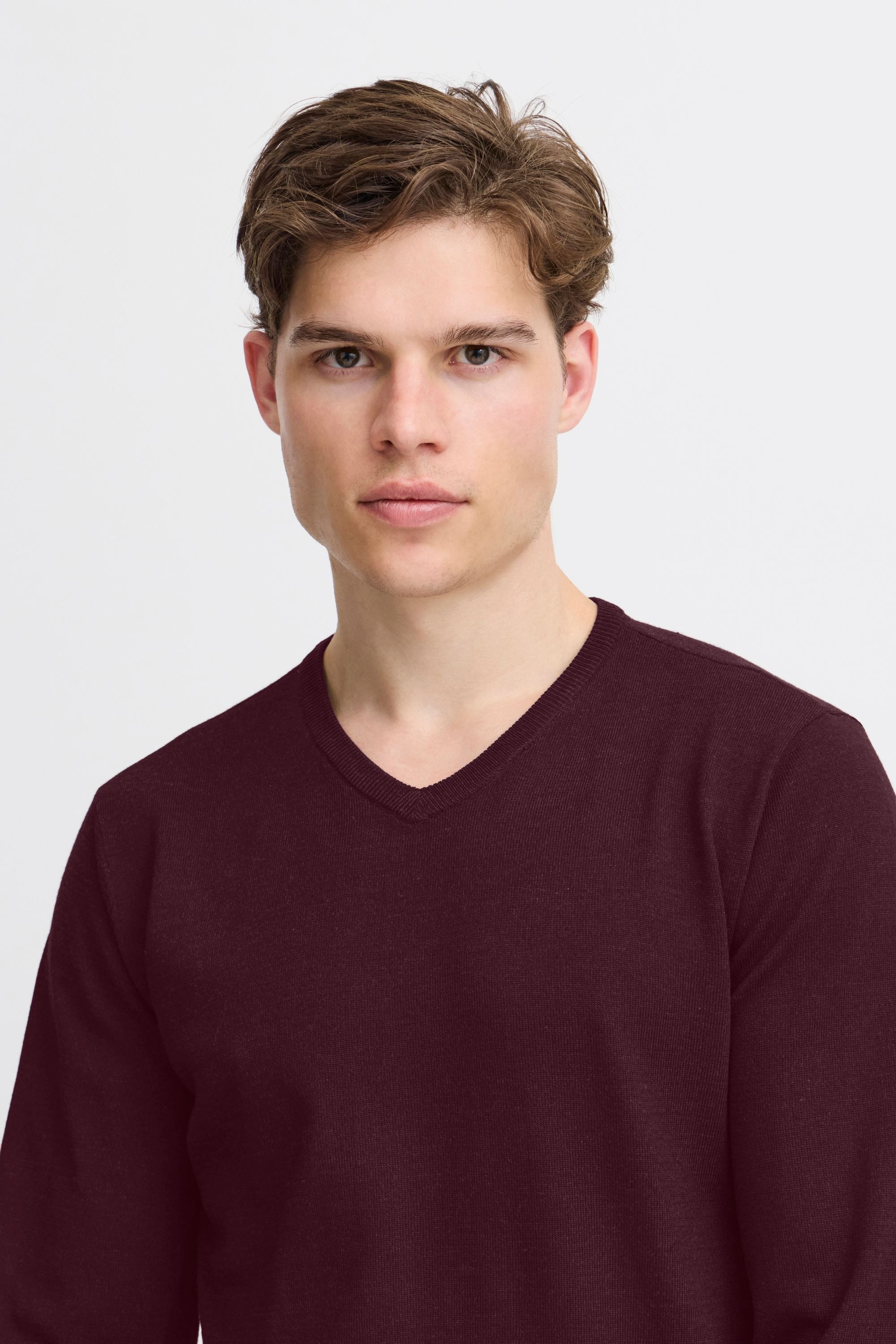 Blend Strickfleece-Pullover »Strickpullover BHBRUTON V-neck«