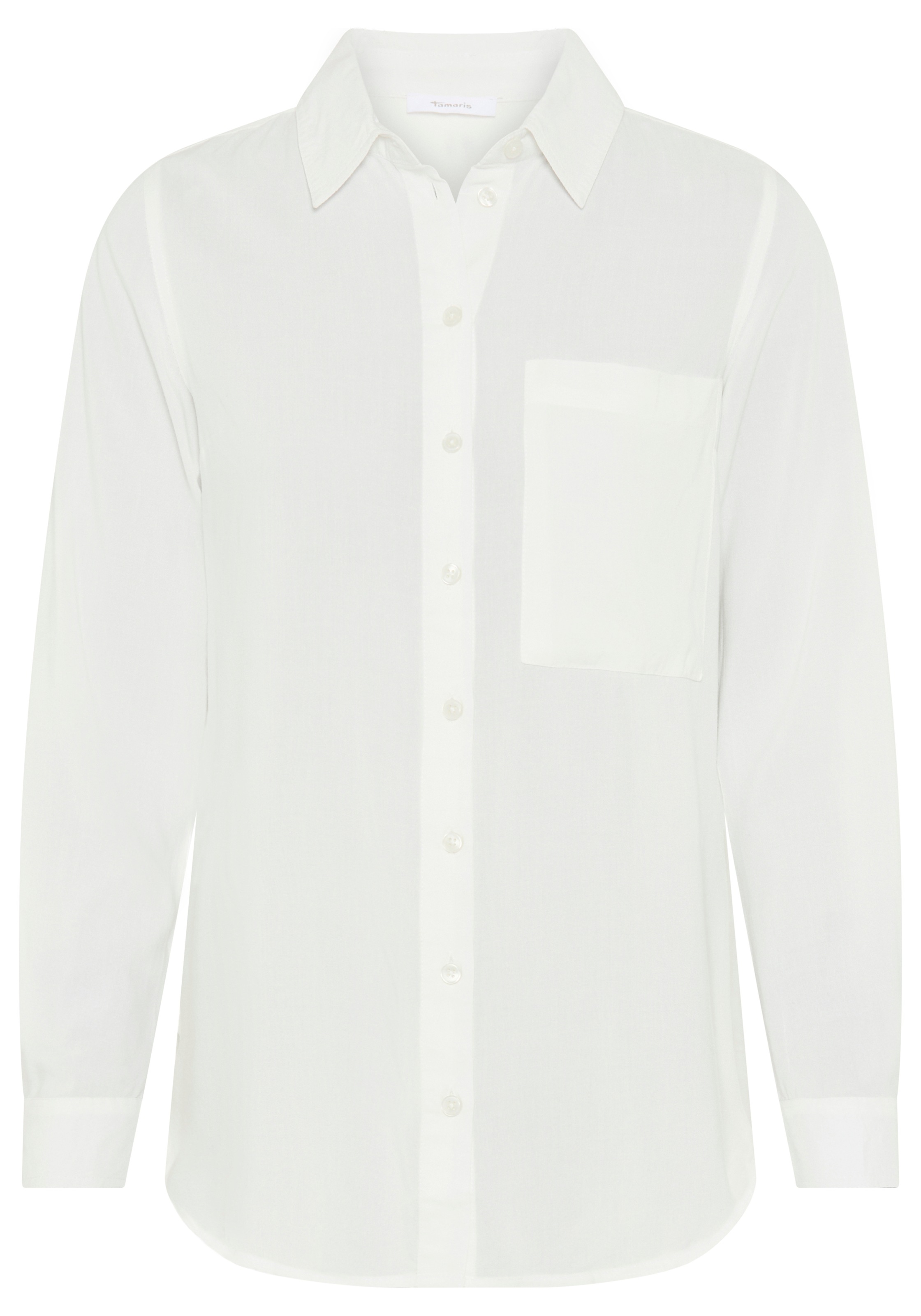Tamaris Hemdbluse im Oversize-Look mit Taschen