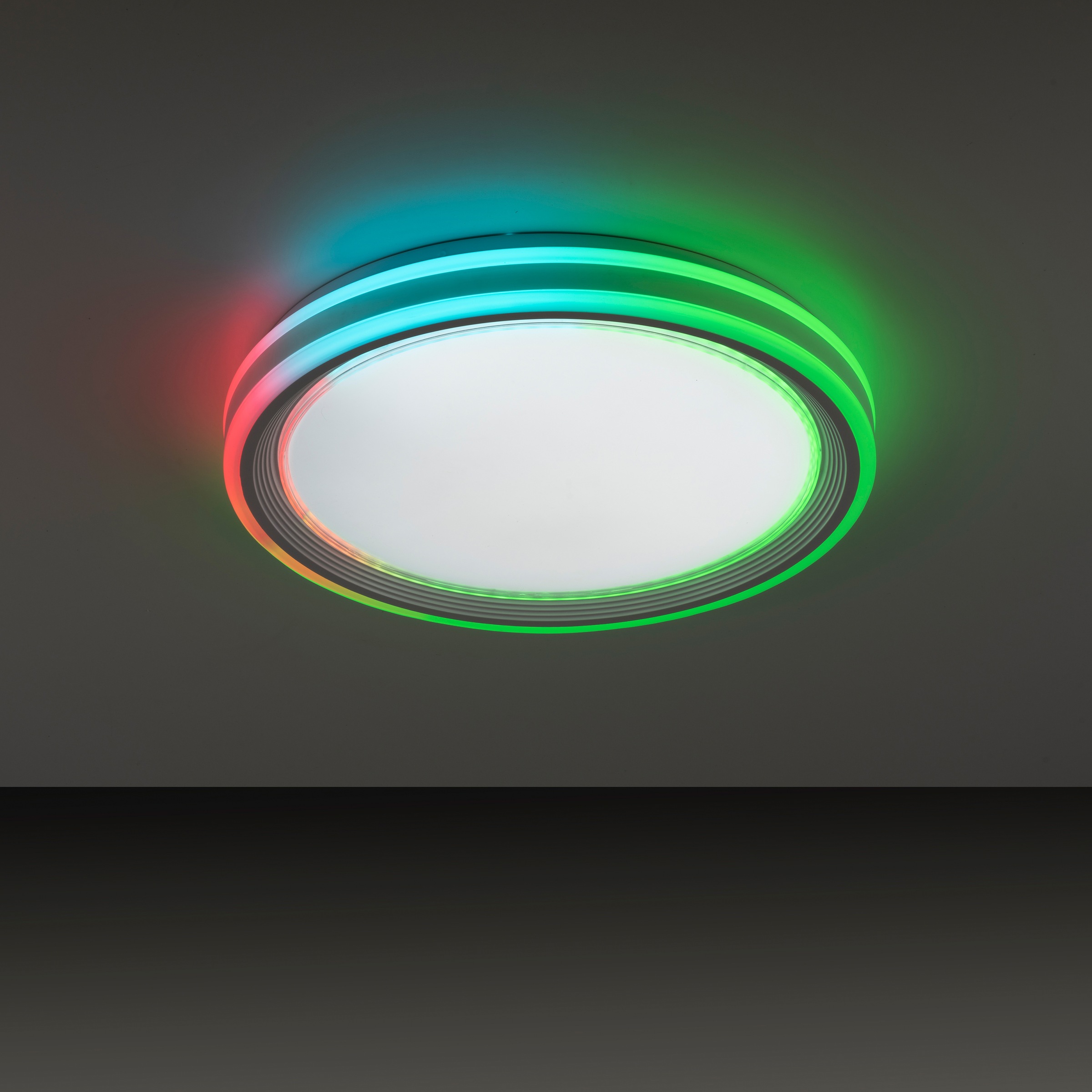 my home Deckenleuchten »Danna«, Leuchtmittel LED-Modul | LED fest integriert, CCT 2700-6500K, RGB-Rainbow, mit Fernbedienung Deckenlampe