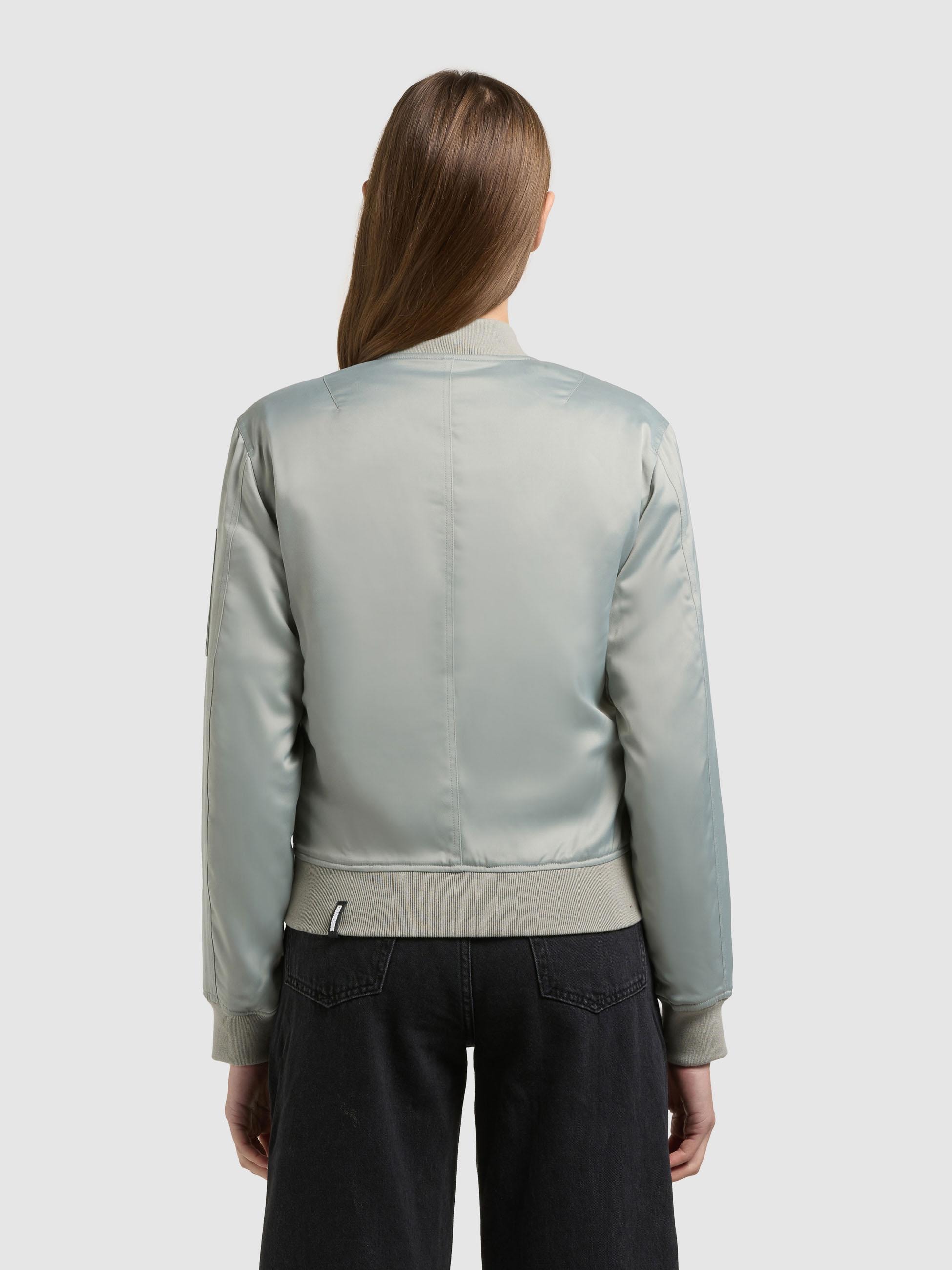 khujo Bomberjacke »Bomberjacke Beth« ohne Kapuze Seidig glatte Blousonjacke