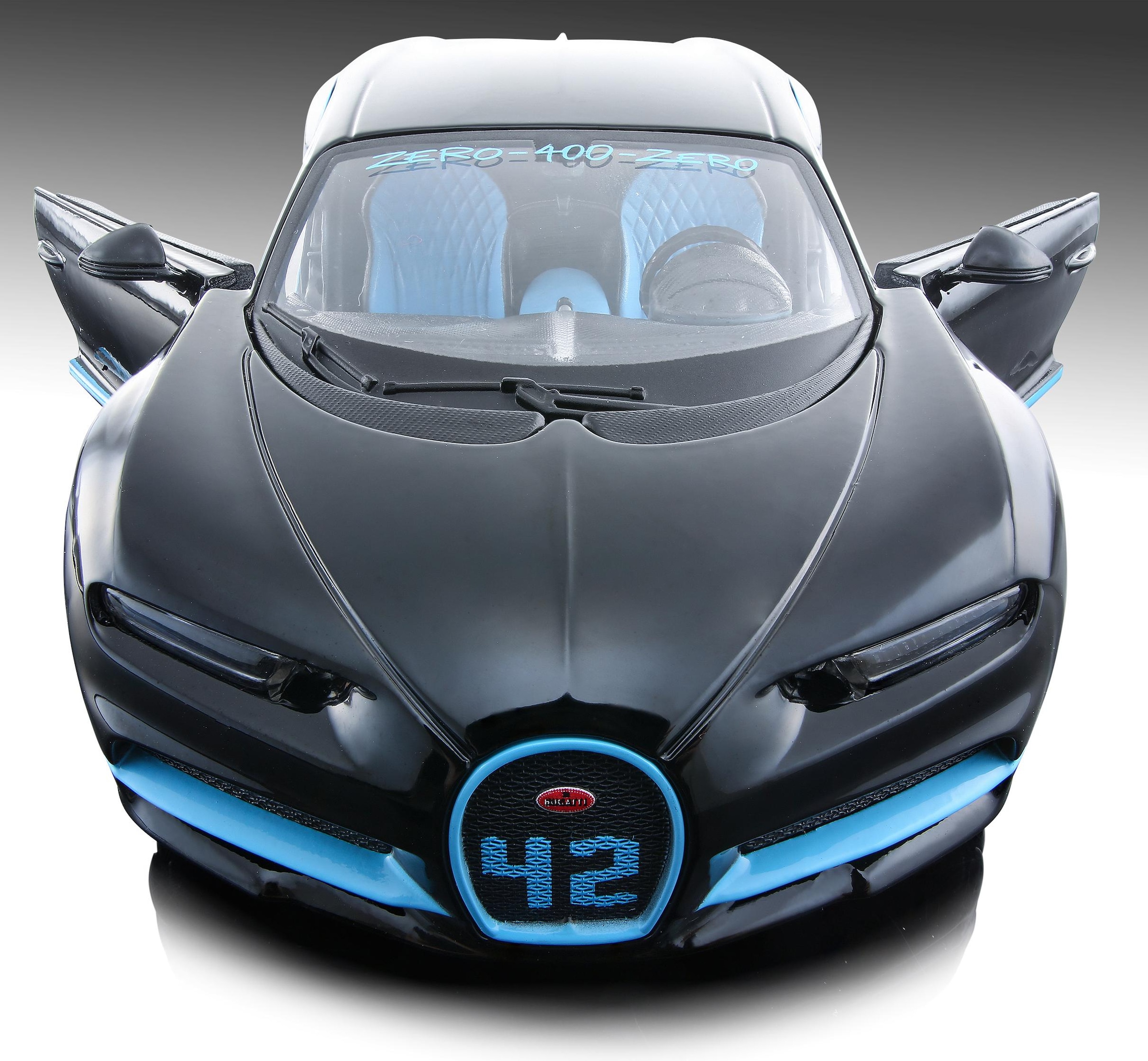 Maisto® Sammlerauto »Bugatti Chiron, 1:24, schwarz«, 1:24, aus Metallspritzguss