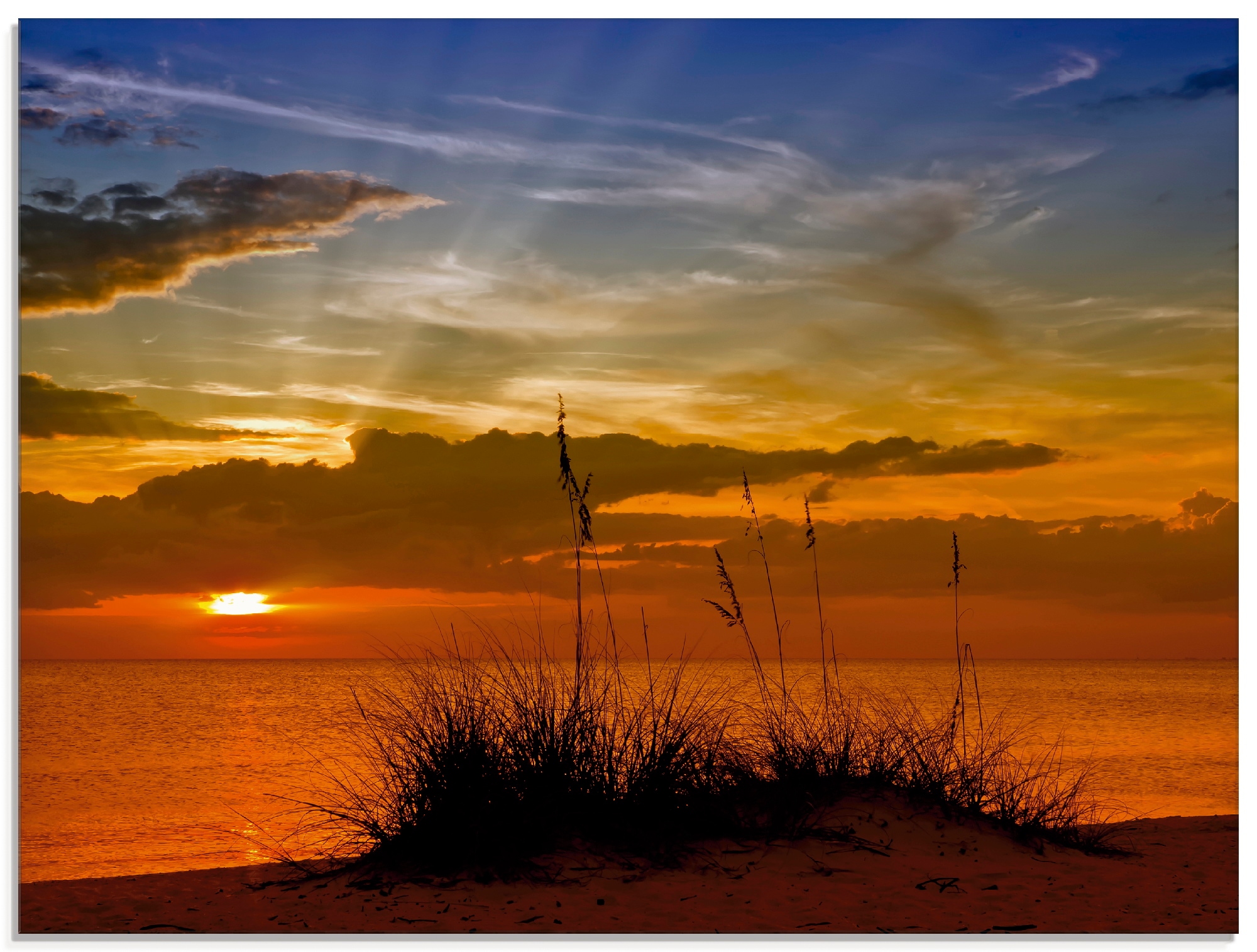 Artland Glasbild »Herrlicher Sonnenuntergang«, bei verschiedenen & OTTO -untergang, online St.), in Größen bestellen Sonnenaufgang (1