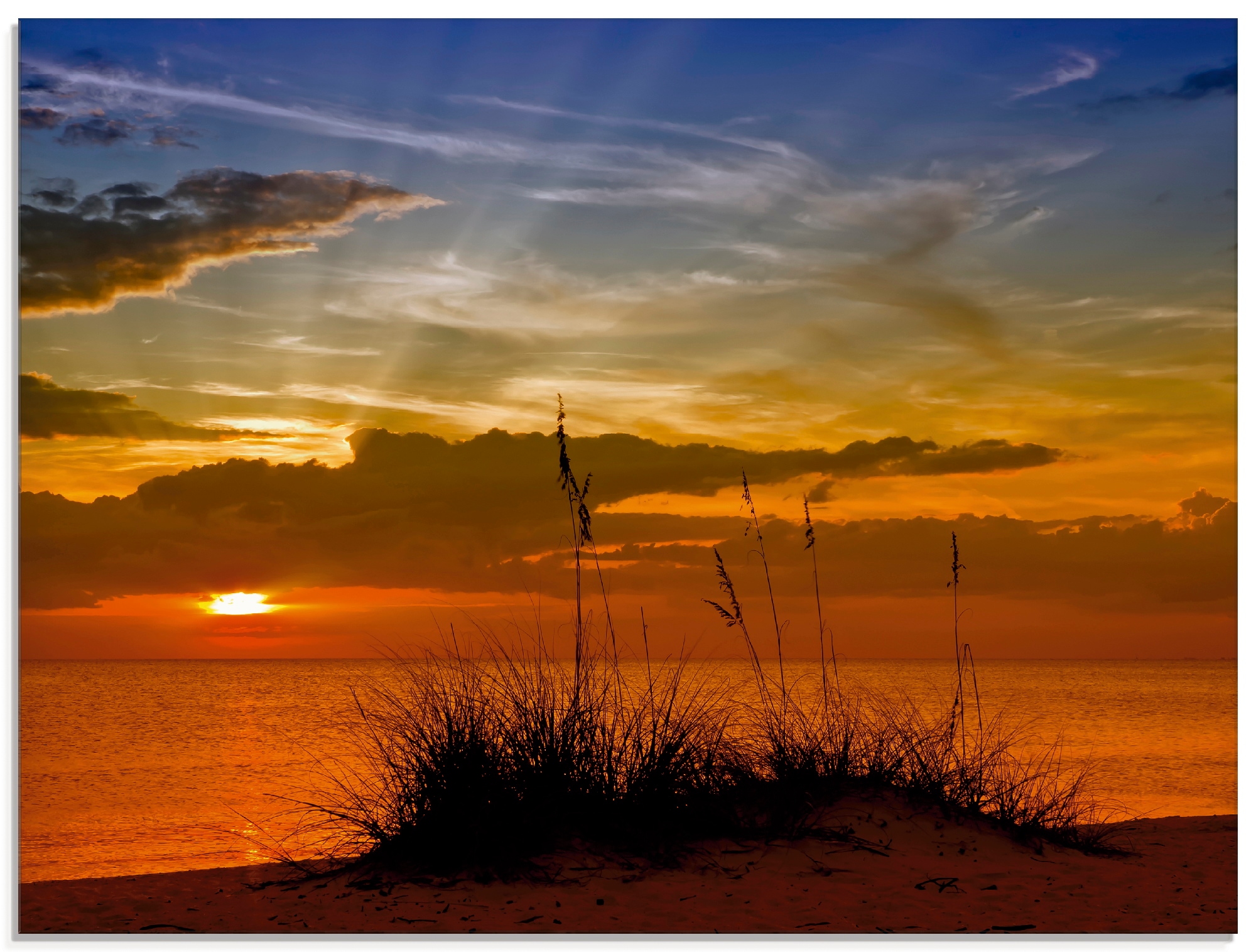 Artland Glasbild »Herrlicher Sonnenuntergang«, Sonnenaufgang bestellen online OTTO Größen (1 -untergang, verschiedenen St.), in bei 