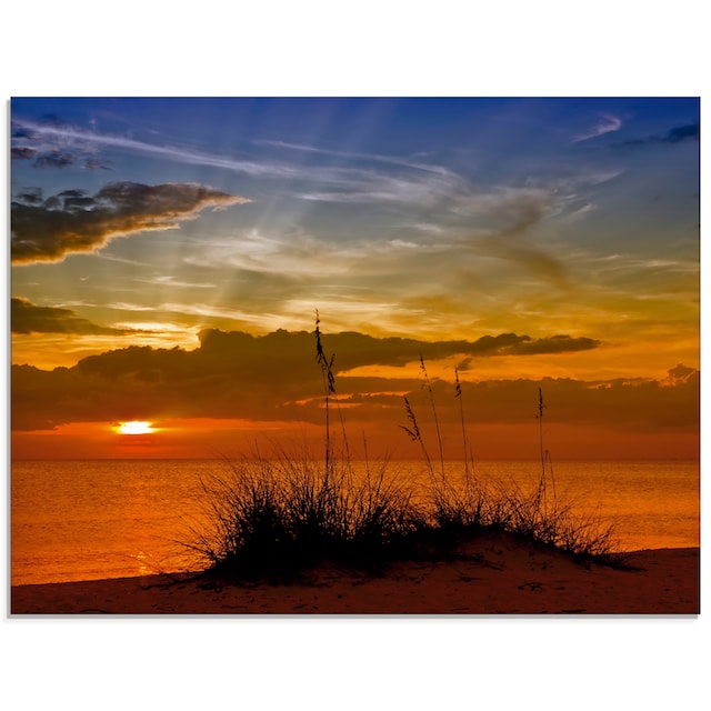 Artland Glasbild »Herrlicher Sonnenuntergang«, Sonnenaufgang & -untergang,  (1 St.), in verschiedenen Größen bestellen online bei OTTO