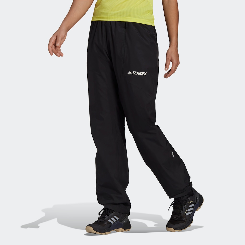 adidas TERREX Outdoorhose »TERREX MULTI RAIN.RDY PRIMEGREEN 2LAYER REGENHOSE«, (1 tlg.)