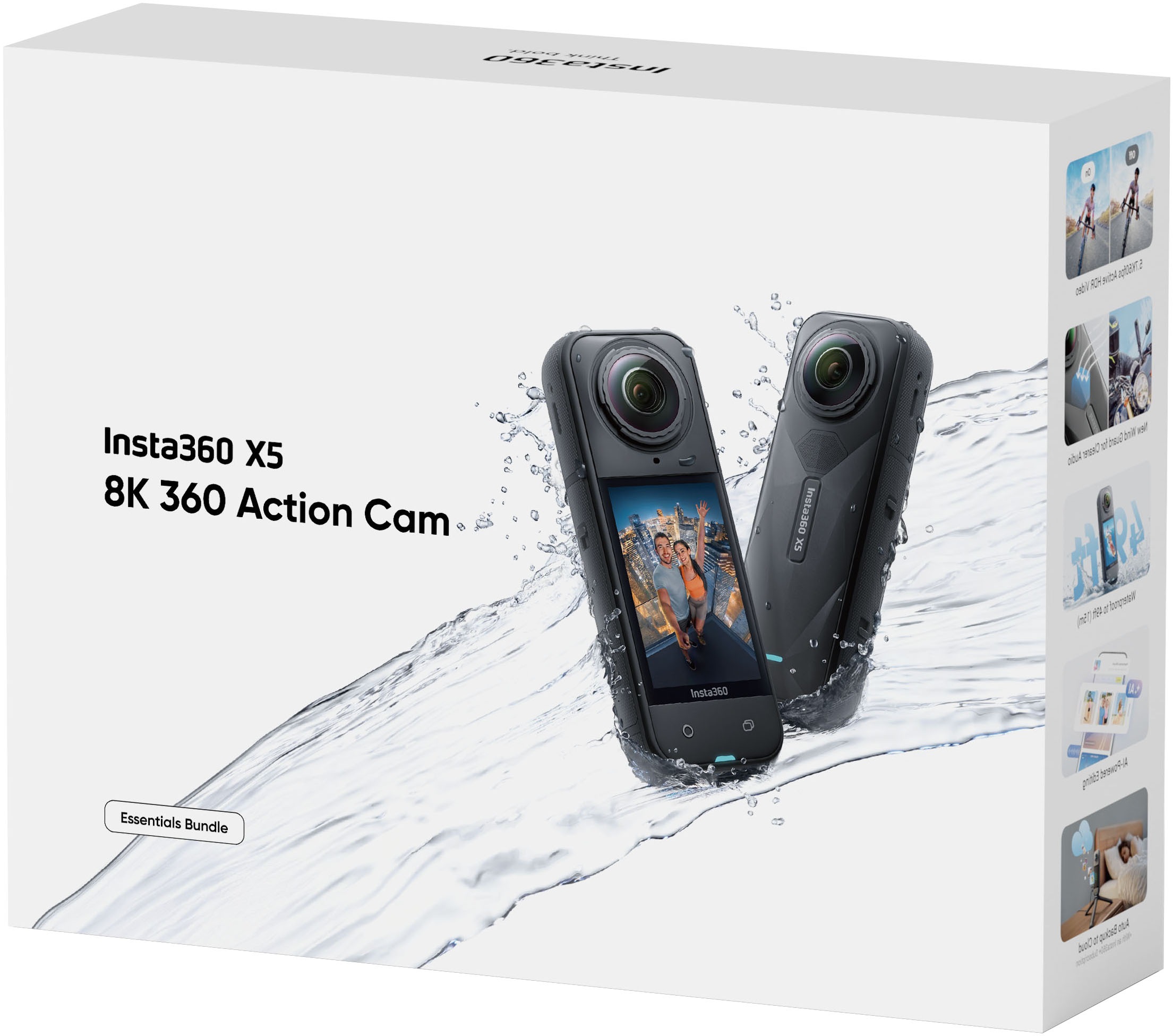 Insta360 Action Cam »X5 Essentials Bundle« 8K Bluetooth