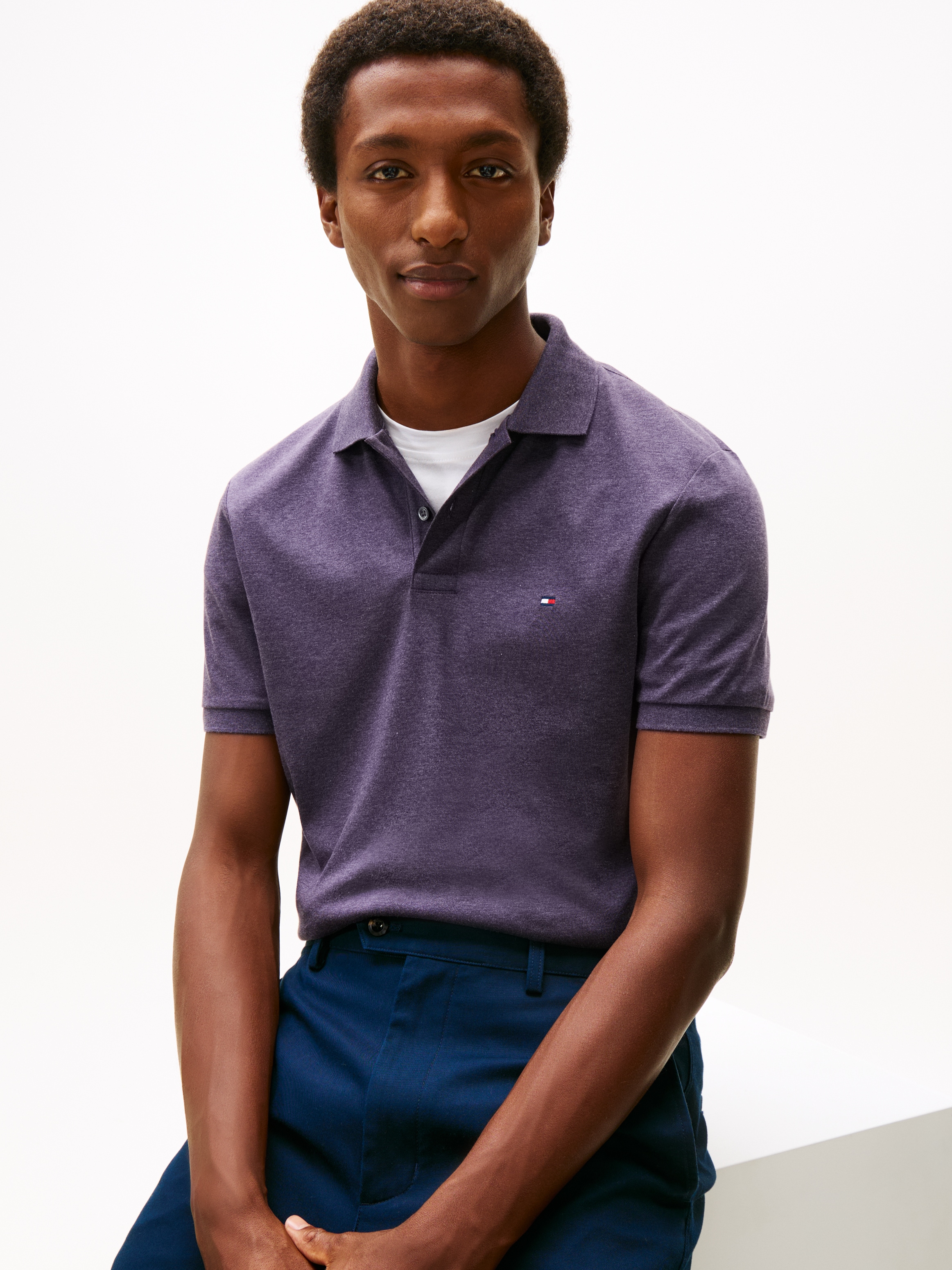 Tommy Hilfiger Poloshirt »LIQUID COTTON REGULAR SEASONAL« mit Logostickerei
