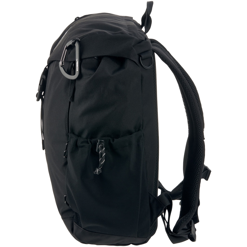 LÄSSIG Wickelrucksack »Green Label, Outdoor, Black«, Reflektoren