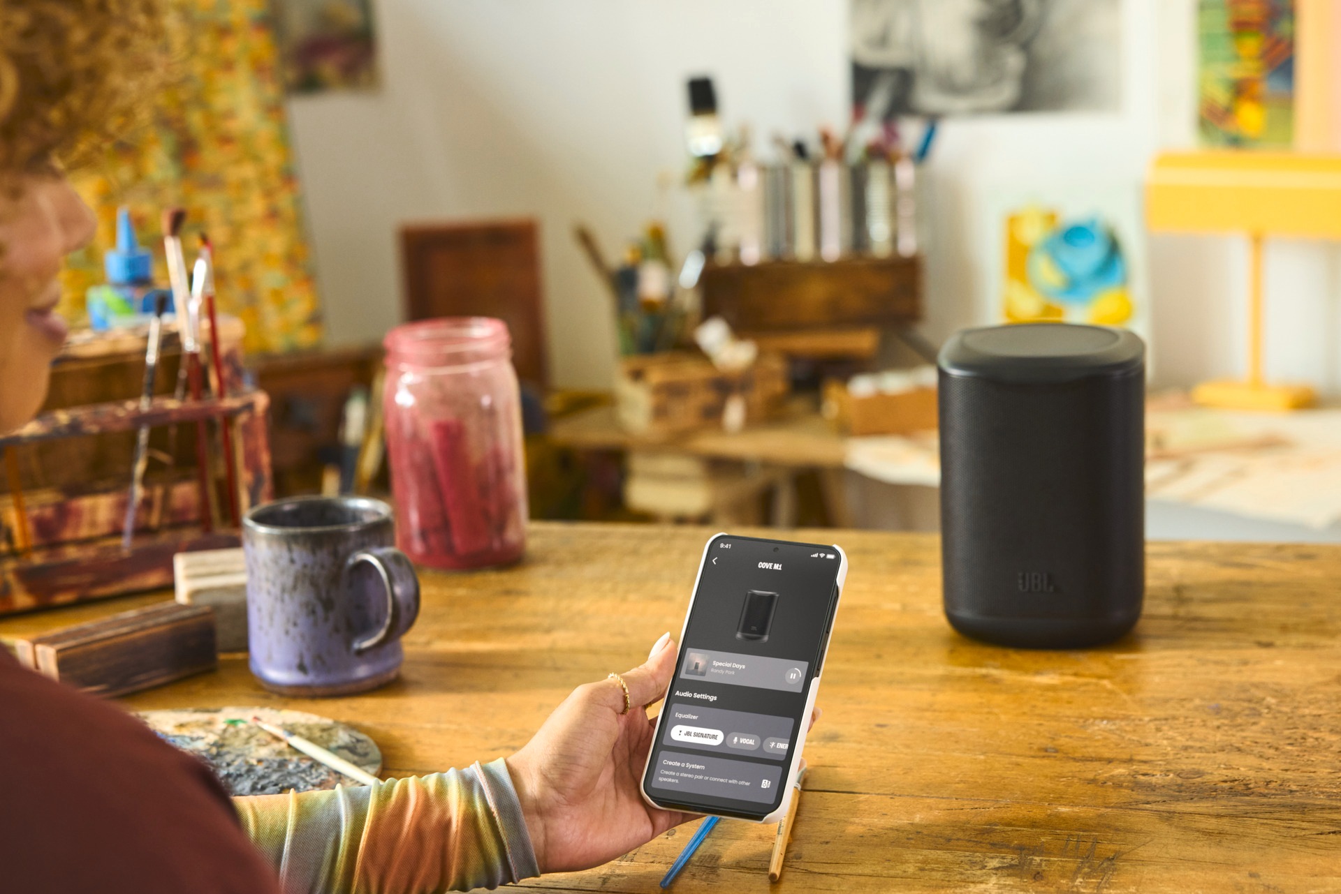JBL Wireless Lautsprecher »Cove M1« (Bluetooth | WLAN 110 W)
